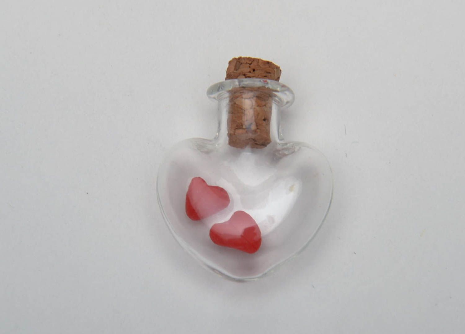Petite bouteille décorative en verre Potion d'amour photo 5
