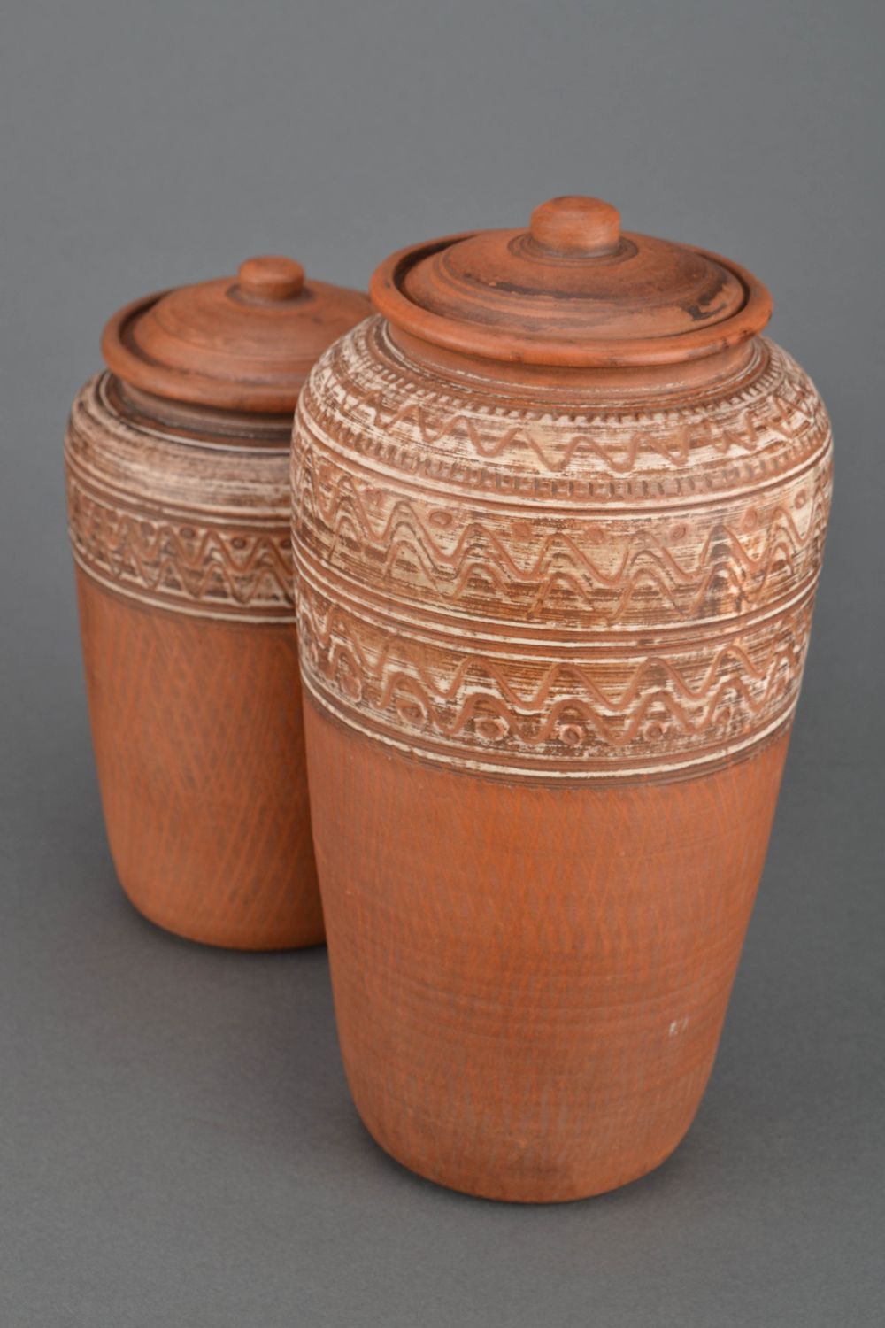 Handmade ceramic pot kilned with milk 5 l photo 5