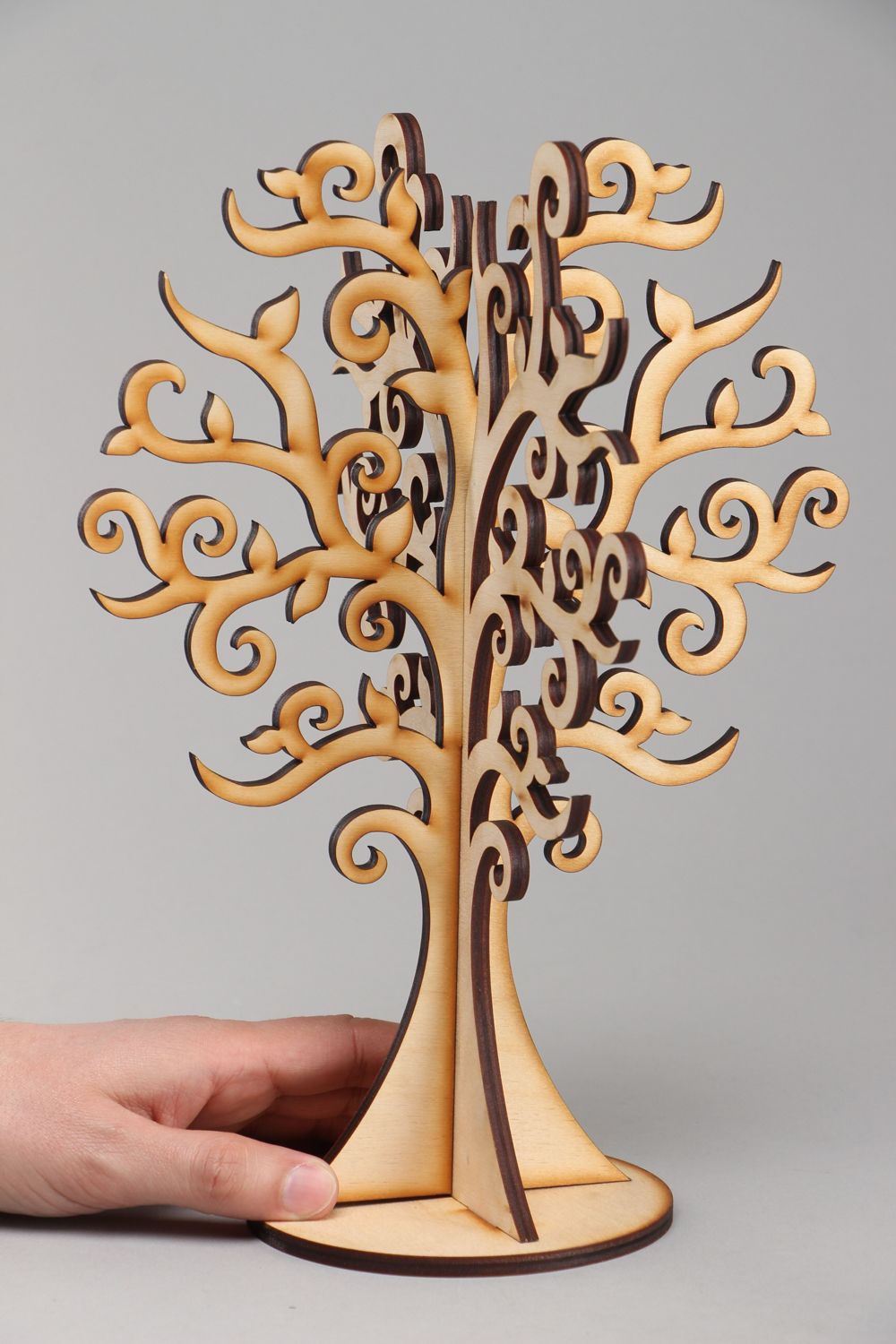 Semilavorato fatto a mano a forma di albero ramoso materiale da dipingere foto 4