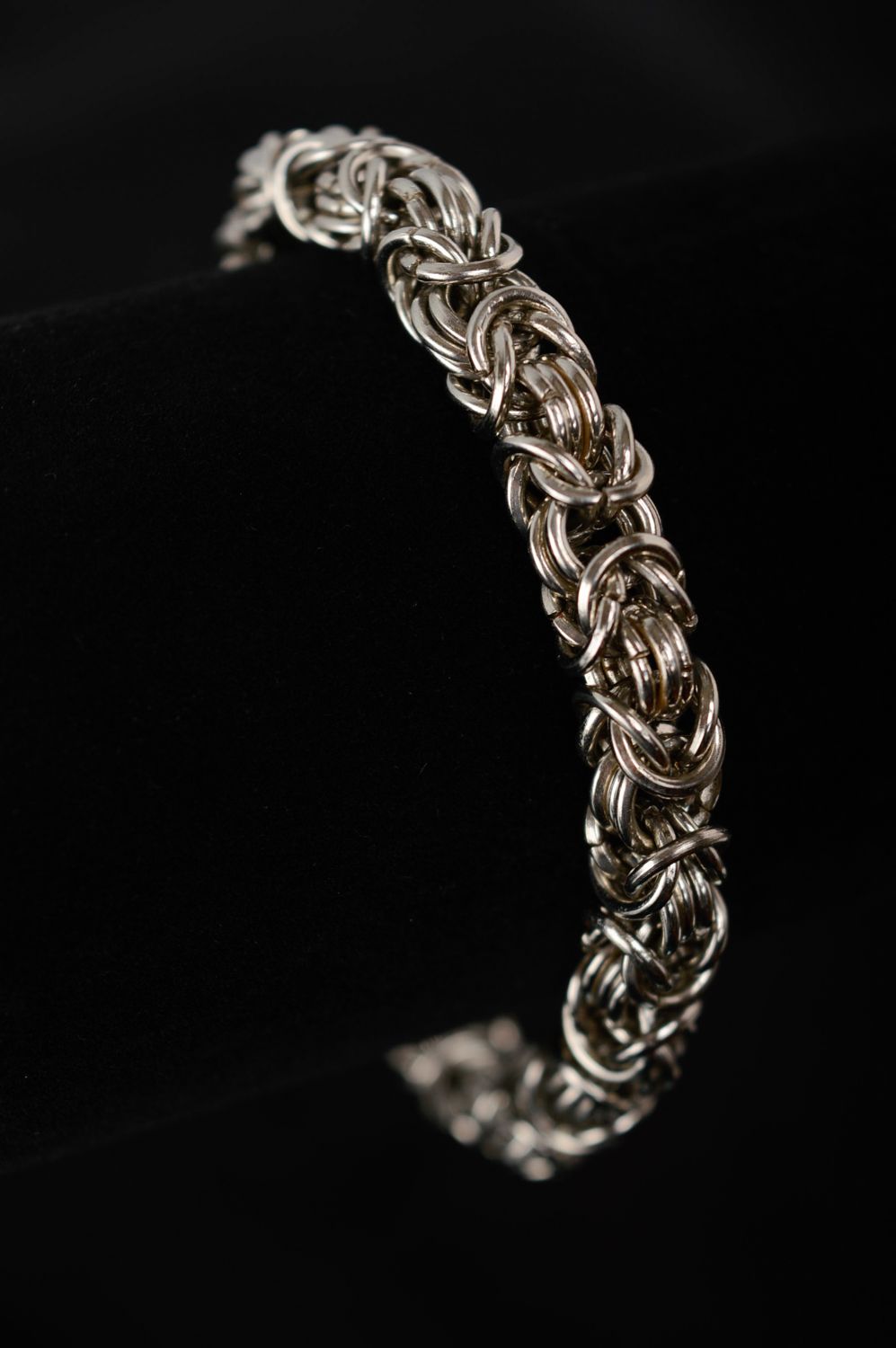 Handmade woven jewelry alloy bracelet photo 2