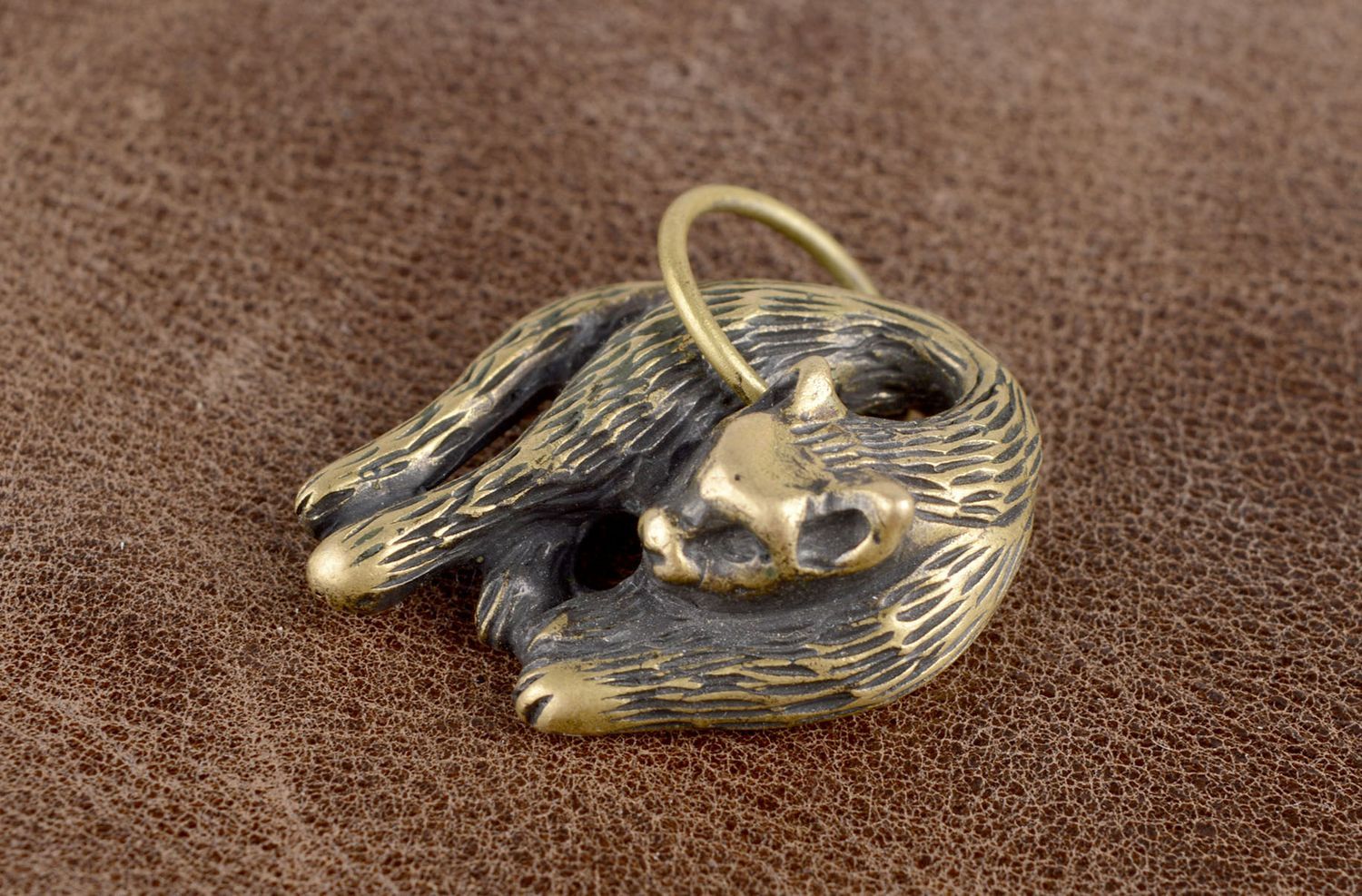 Handmade unusual pendant metal stylish jewelry designer animal pendant photo 1