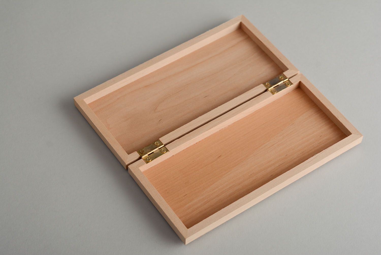 Base de madera para decoupage con forma de caja foto 4