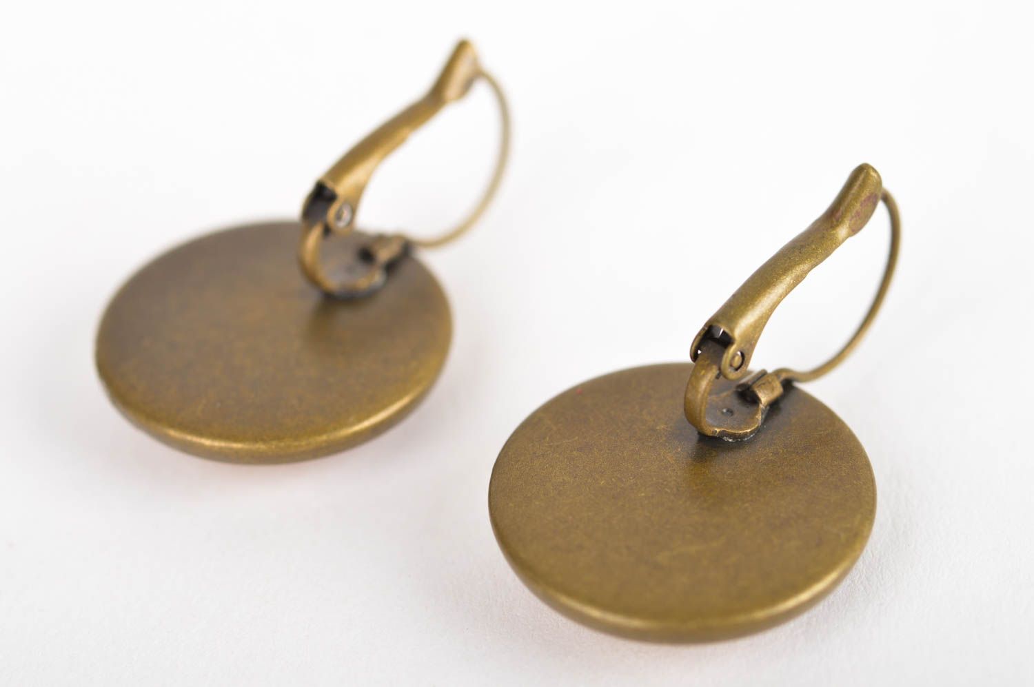 Handmade designer metal earrings stylish beautiful earrings elegant jewelry photo 5