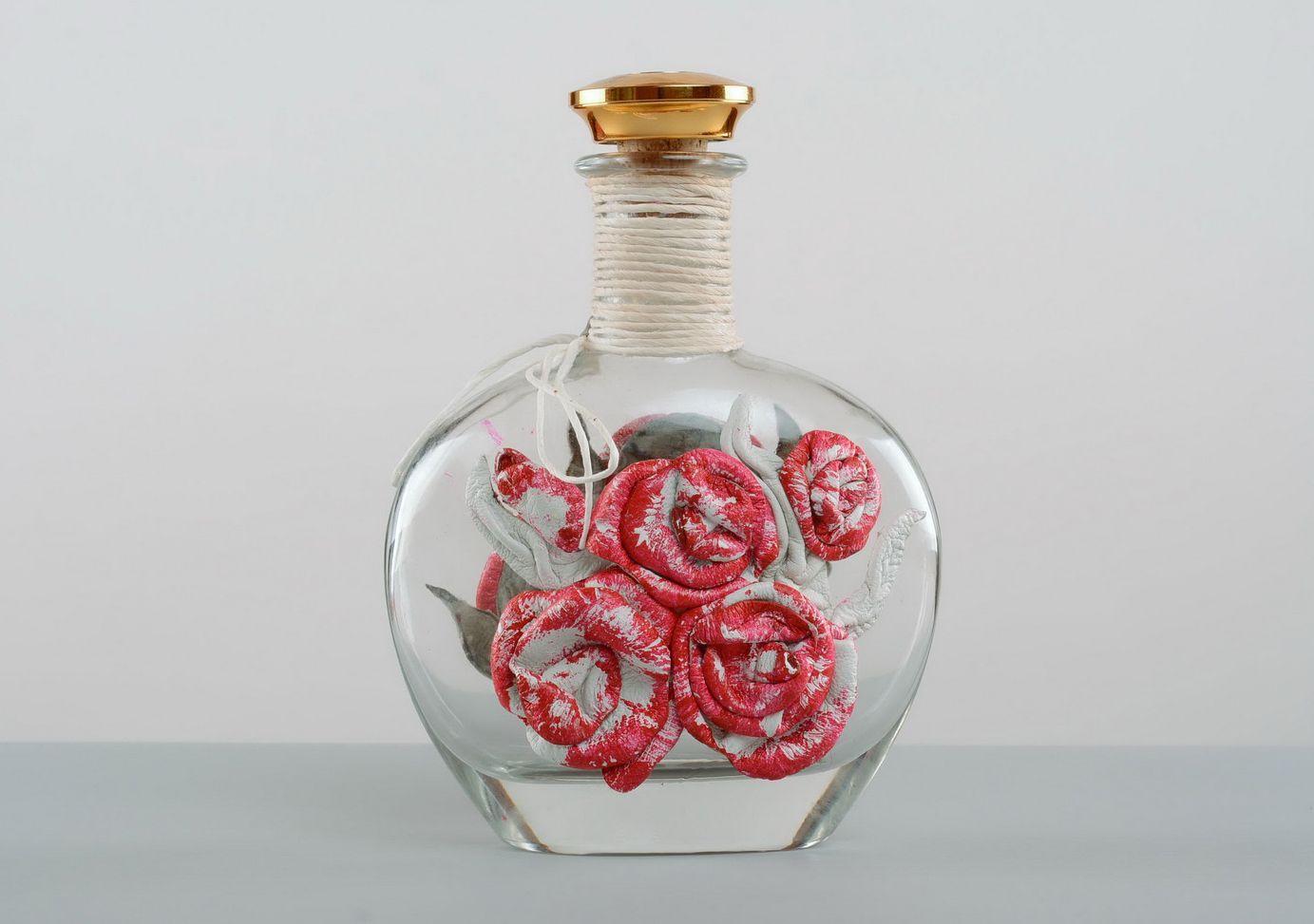 Decorative bottle Roses photo 3