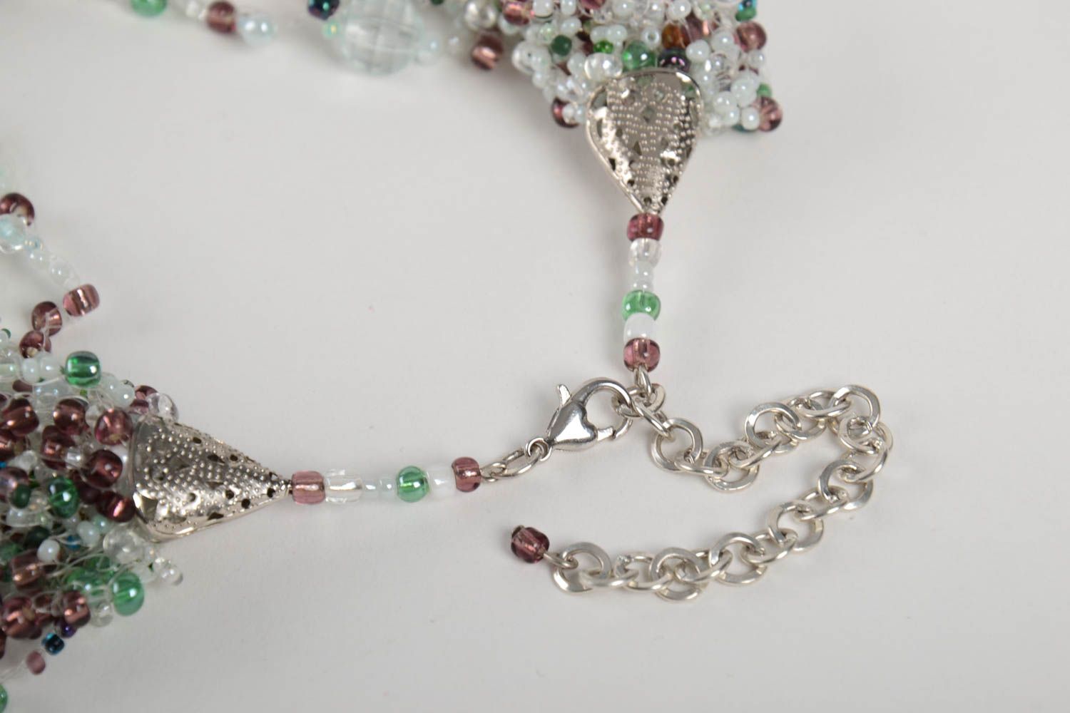 Unusual handmade necklace designer lovely accessories stylish beautiful jewelry  photo 3