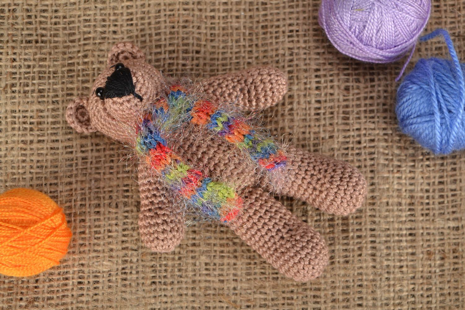 Crocheted toy Teddy Bear photo 1