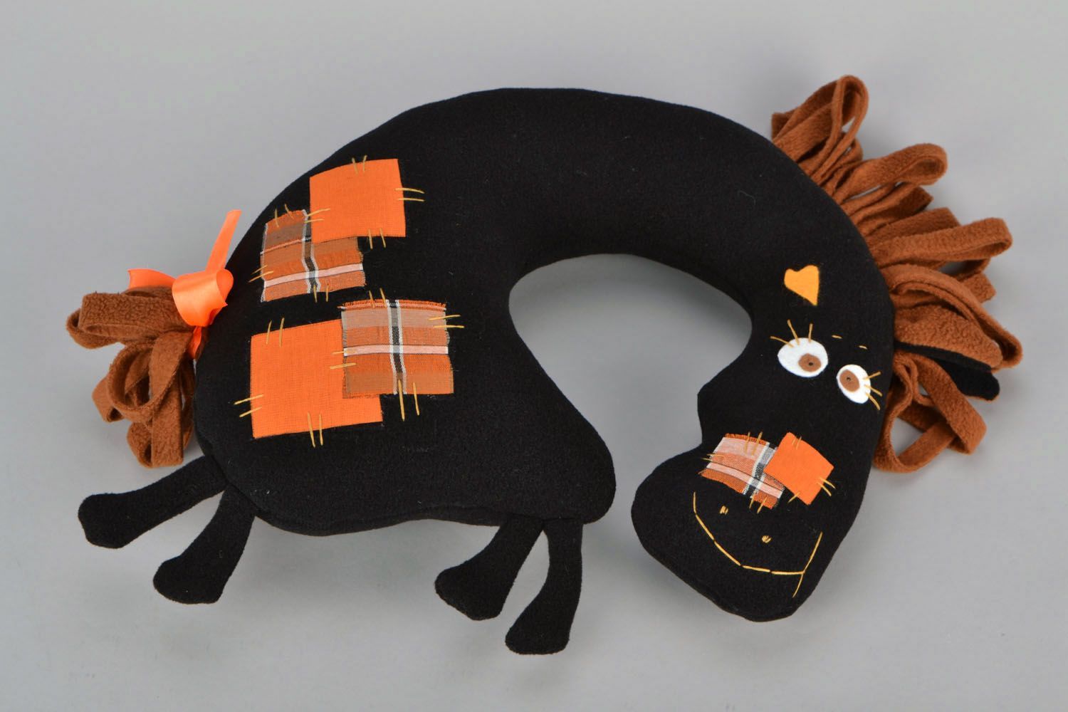 Kindergeschenk Kuscheltier Kissen Puppe Pferd Dekoration  foto 3