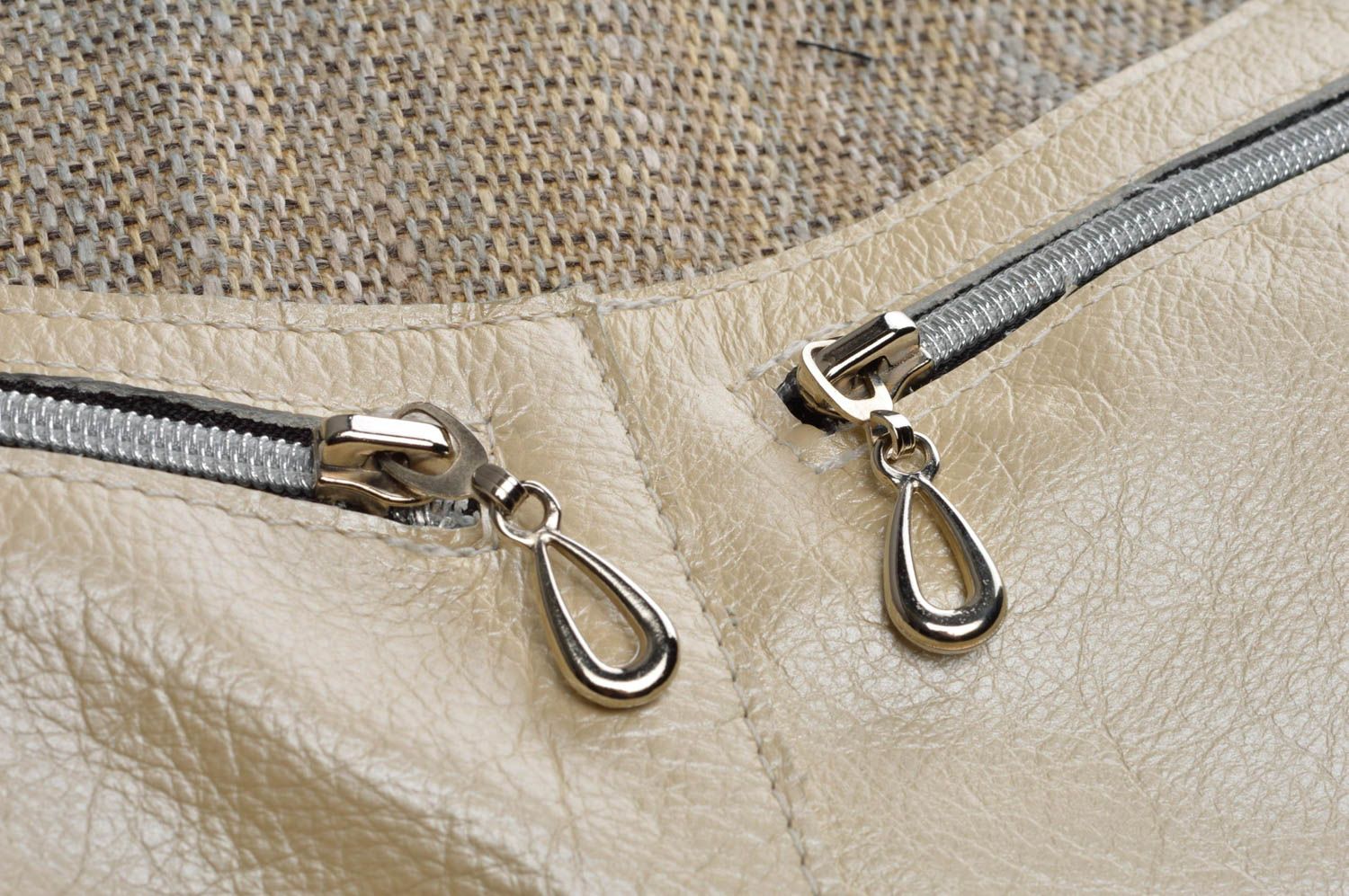 Stylish handmade leather handbag unusual bag for women fashion accessories photo 3