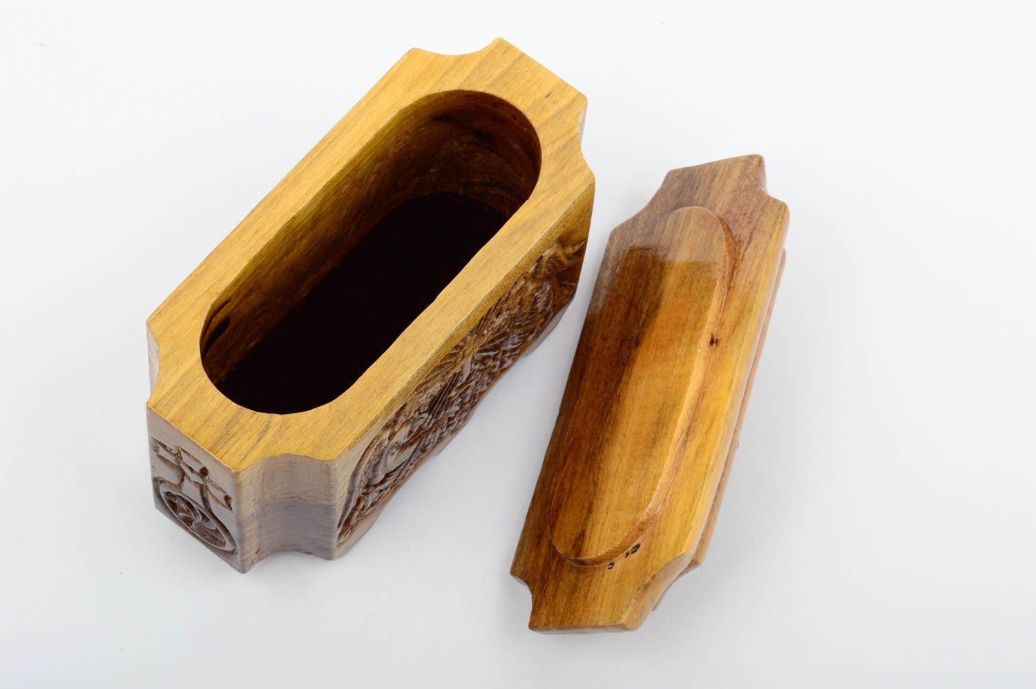 Schmuckschatulle Holz handmade Schmuck Kästchen Geschenk für Frau Haus Deko  foto 3