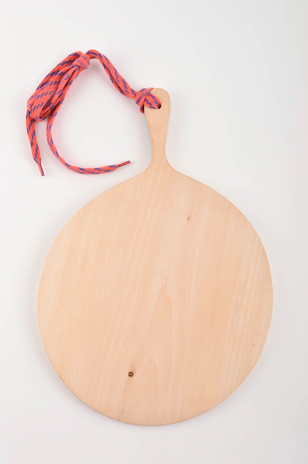Planche à découper ronde faite main en bois paysage Déco cuisine Cadeau original photo 3