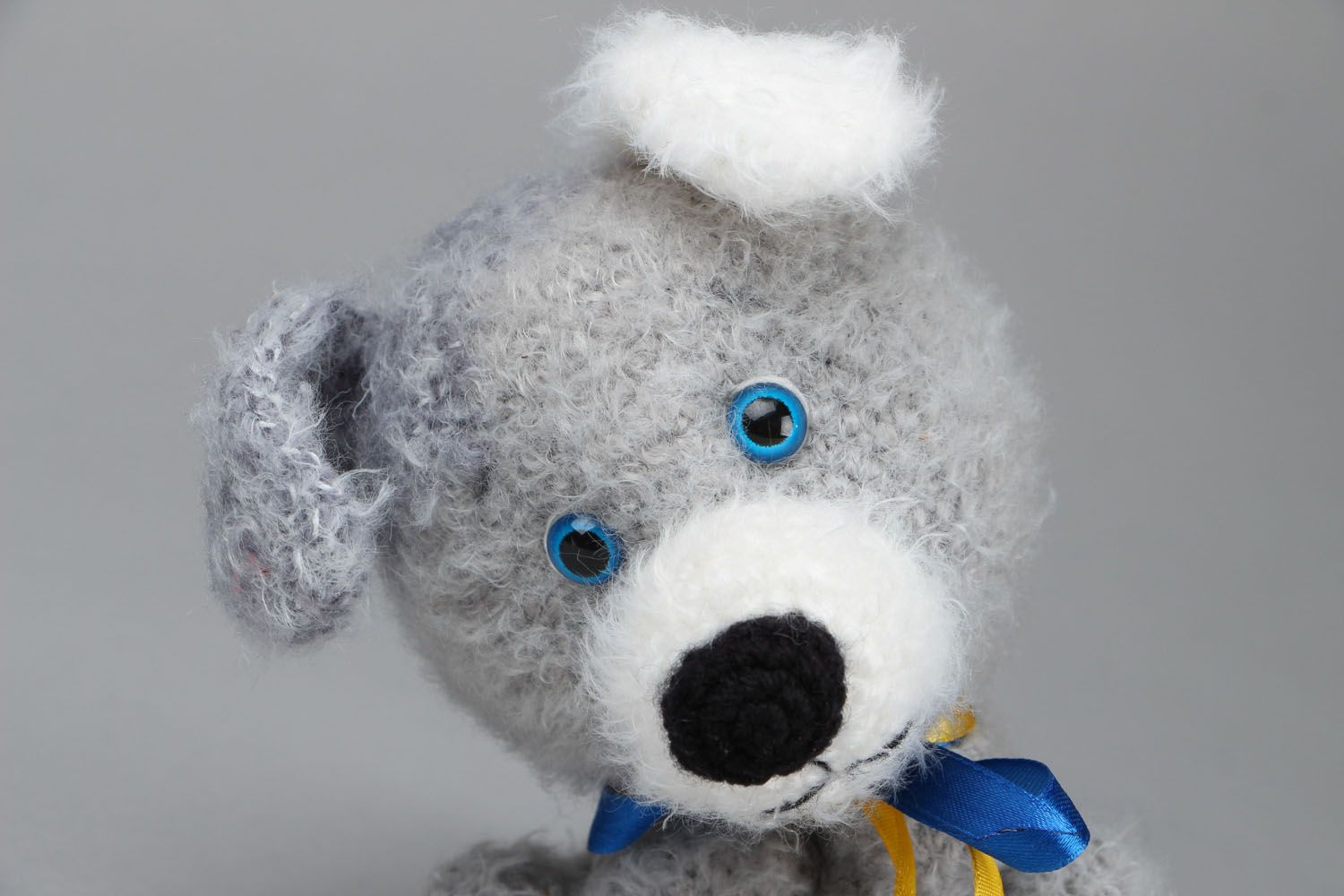 Brinquedo macio tricotado com gancho Toto foto 2