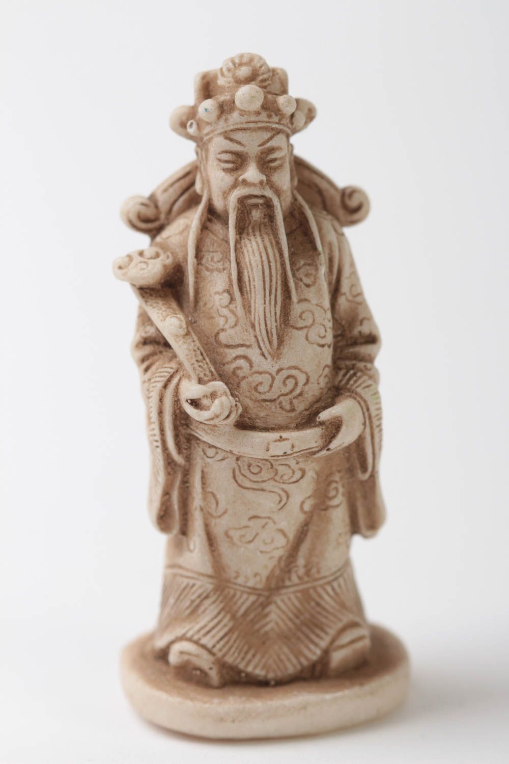 Figurine décorative fait main Petite statue Déco maison Fu souvenir oriental photo 4