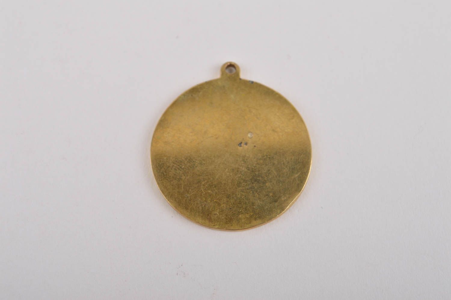 Modern pendant with natural stones handmade brass pendant metal bijouterie photo 4