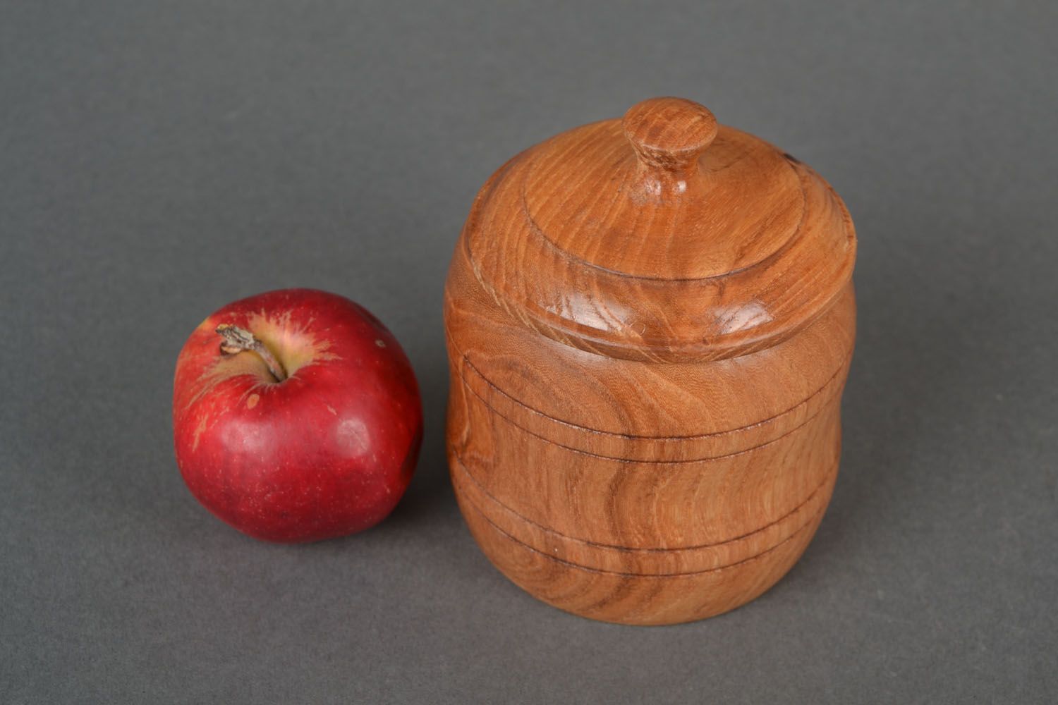Wooden pot for sugar photo 1