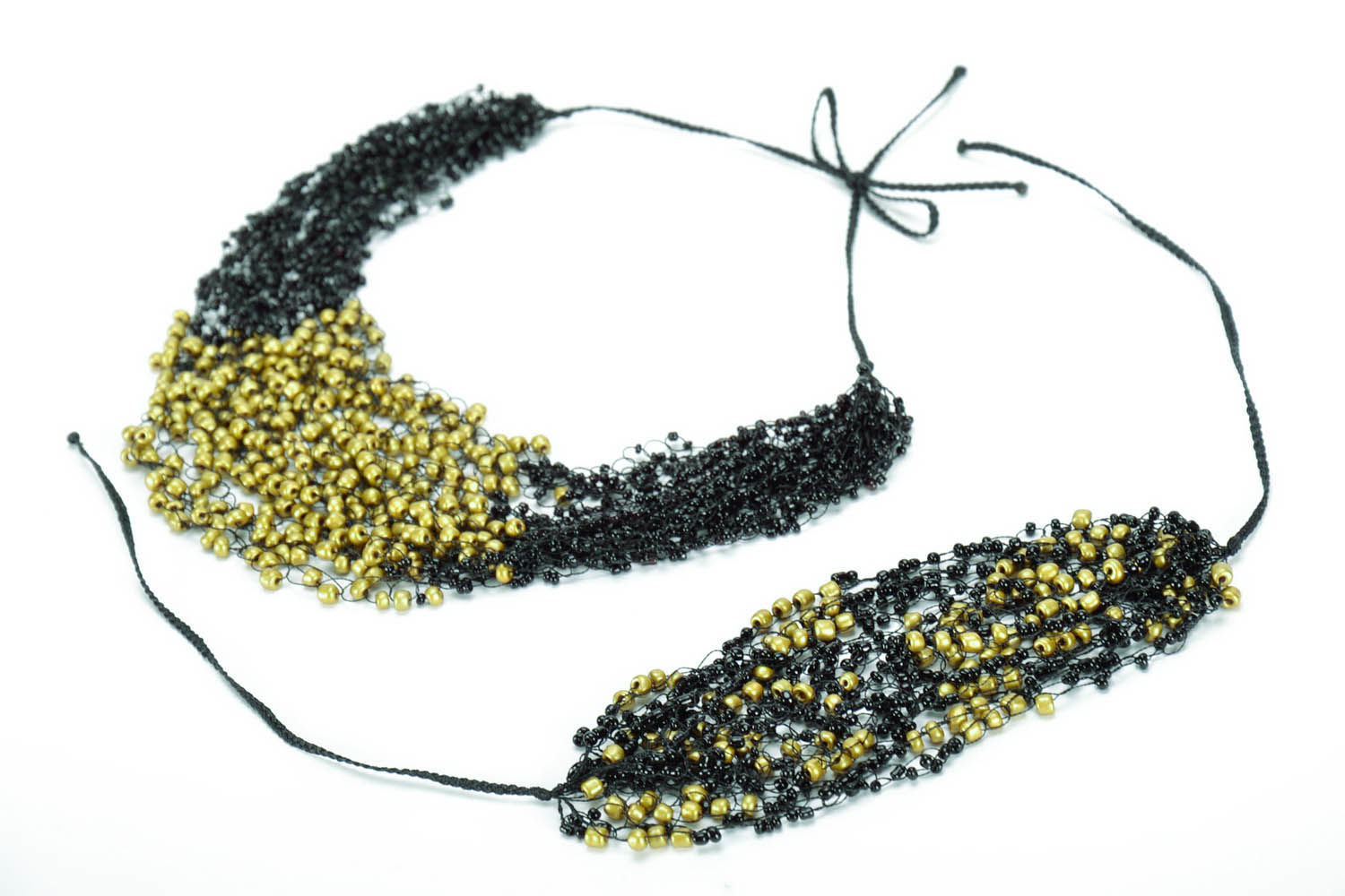 Schmuckset aus Perlen: Collier und Armband foto 3