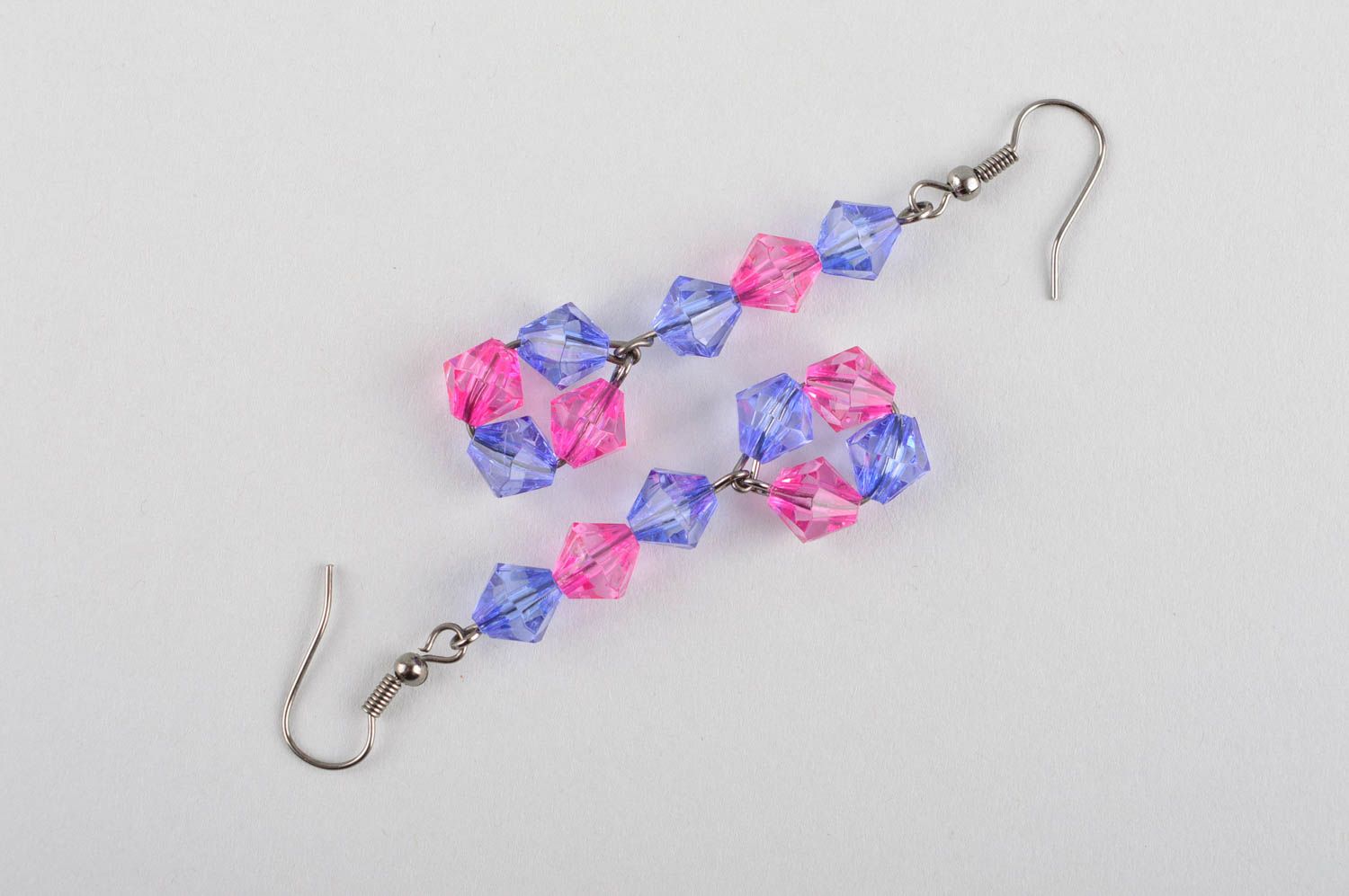 Handmade earrings womens earrings designer accessories crystal jewelry photo 5