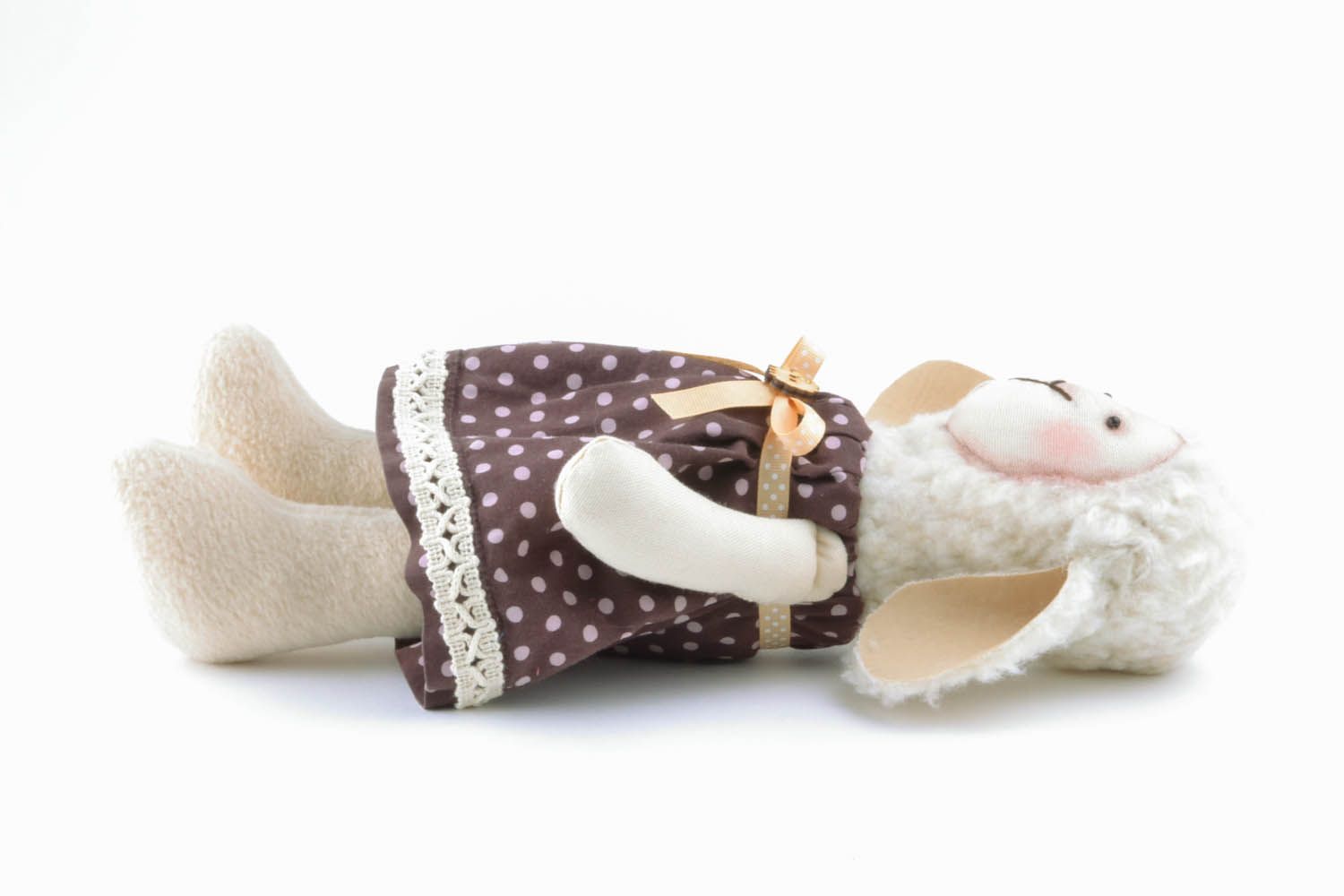 Handmade soft toy Sheep Dolly photo 2
