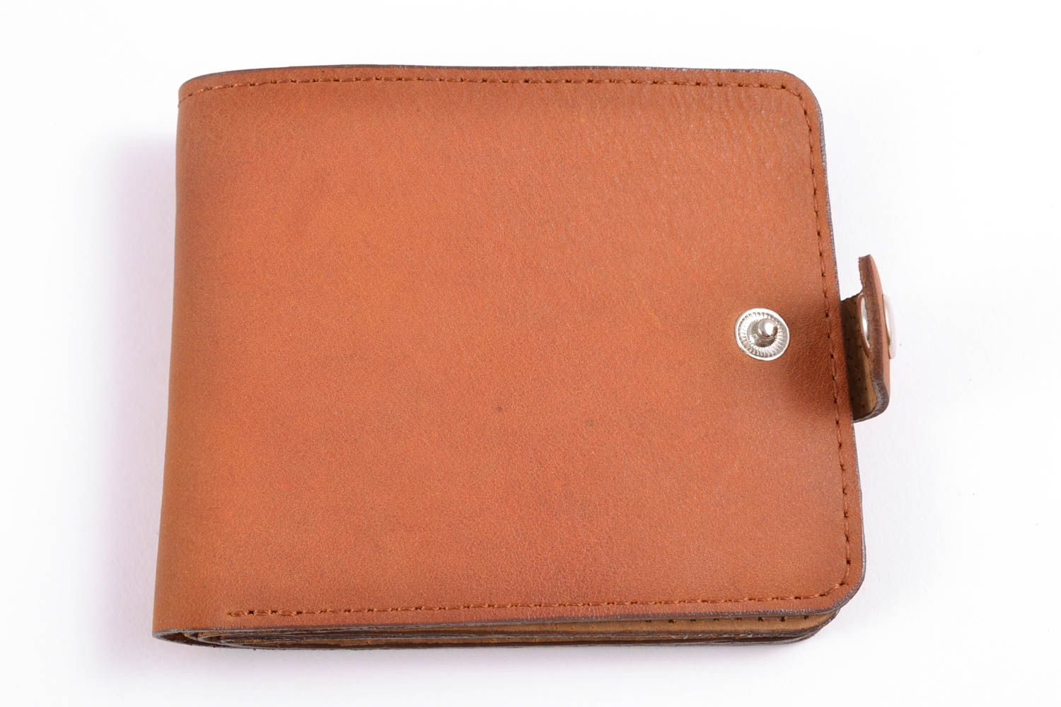 Brown leather wallet accessories for man photo 2