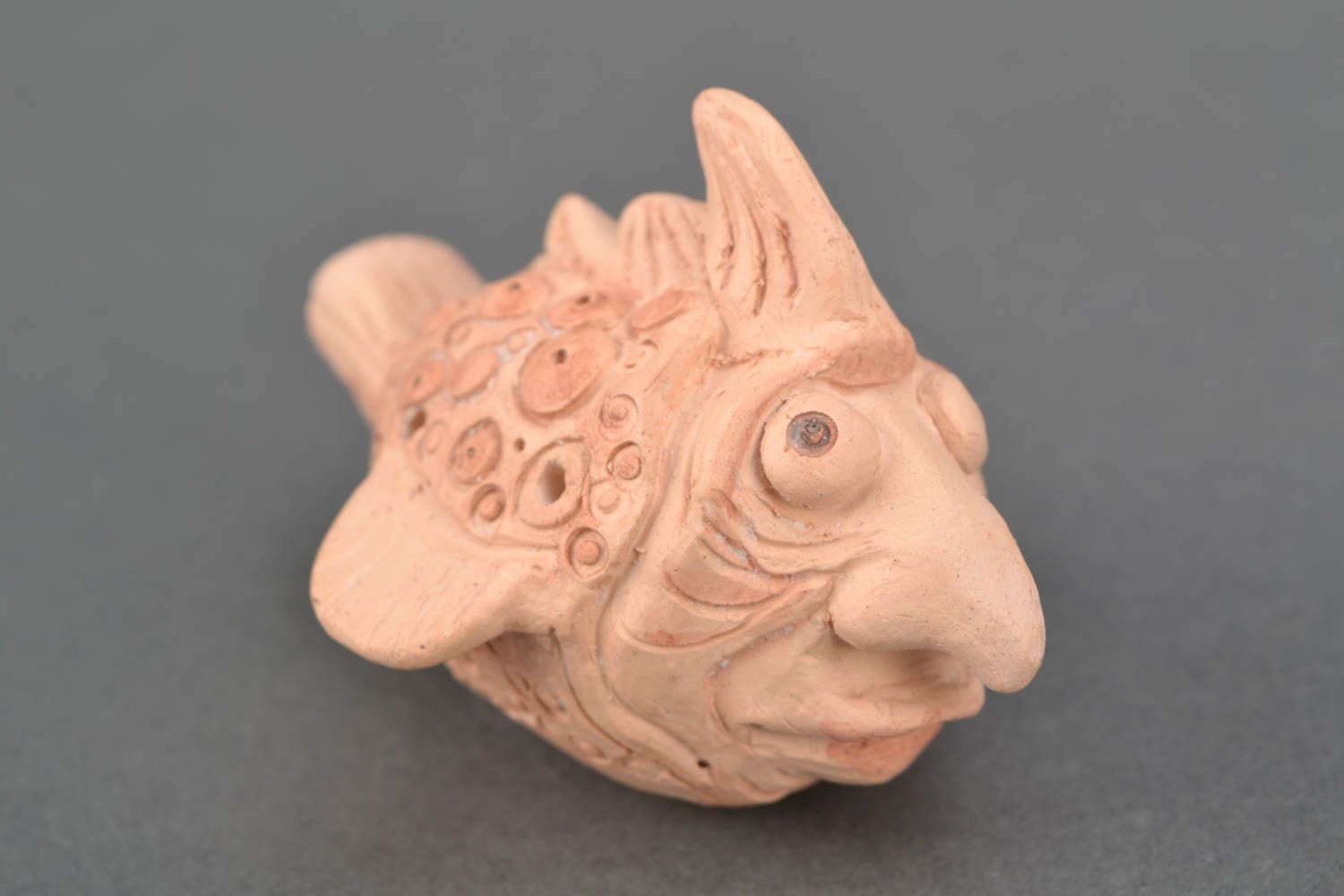 Ceramic penny whistle Fish photo 1