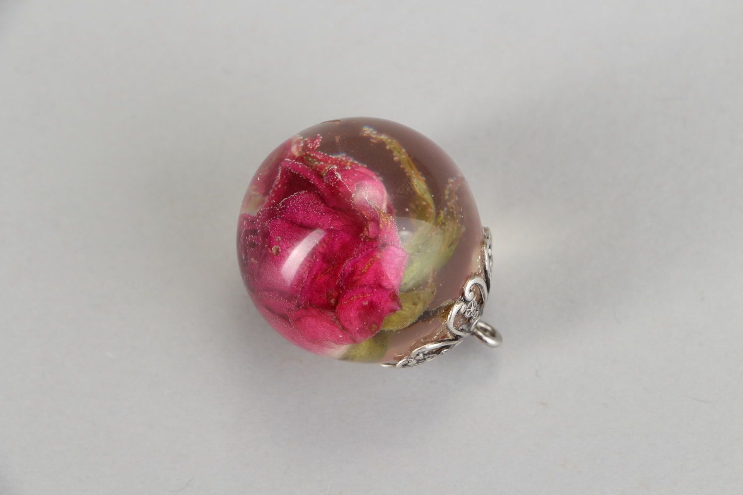 Pendant Rose in a ball photo 2