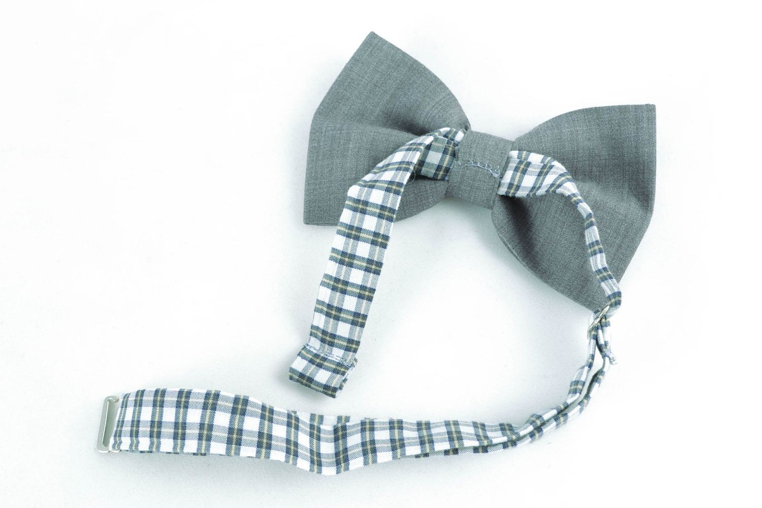Текстильный галстук-бабочка под твидовый пиджак фото 4