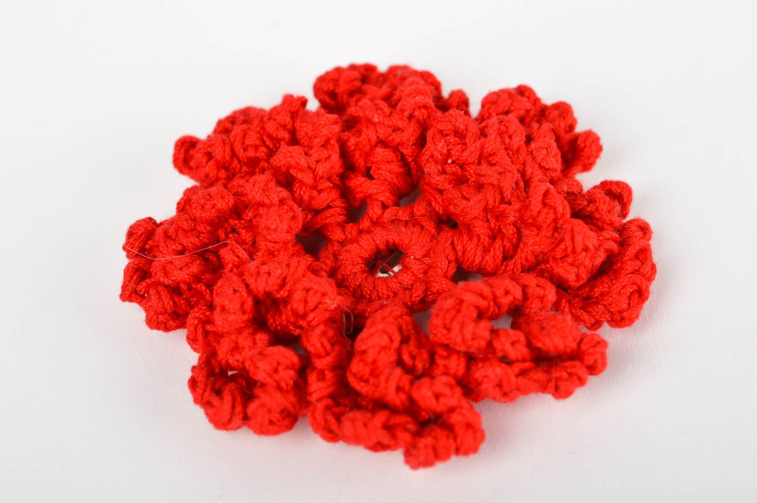 Handmade crocheted barrette children hair accessories flower hair clips photo 5