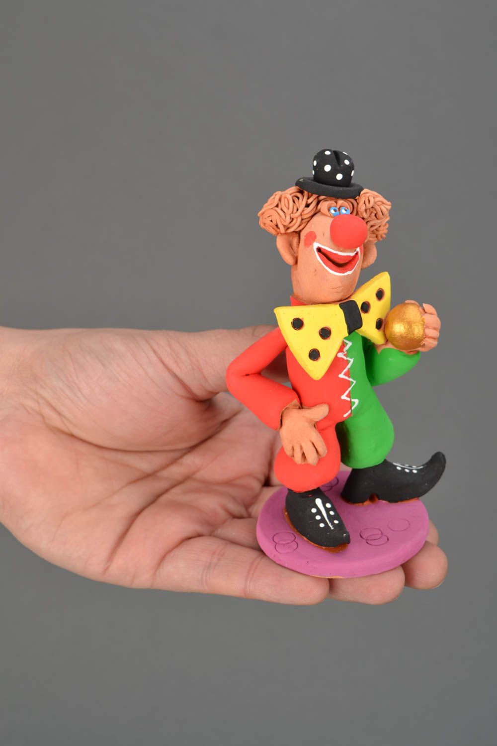 Designer ceramic figurine Clown photo 2