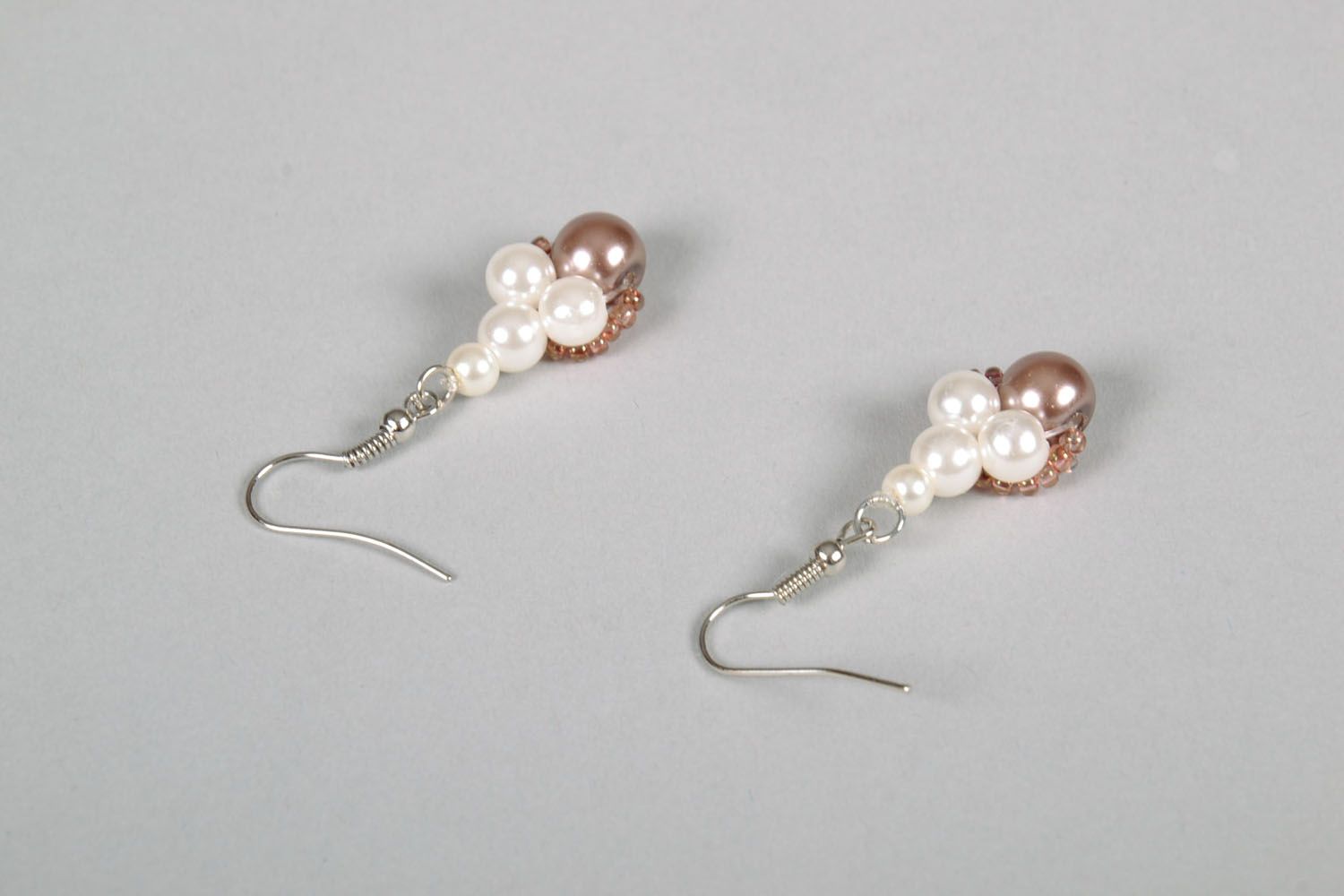 Boucles d'oreilles fantaisie Fleur tendre  photo 3