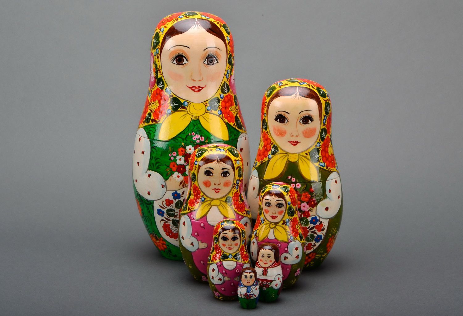 Poupée russe ethnique traditionnelle artisanale  photo 3