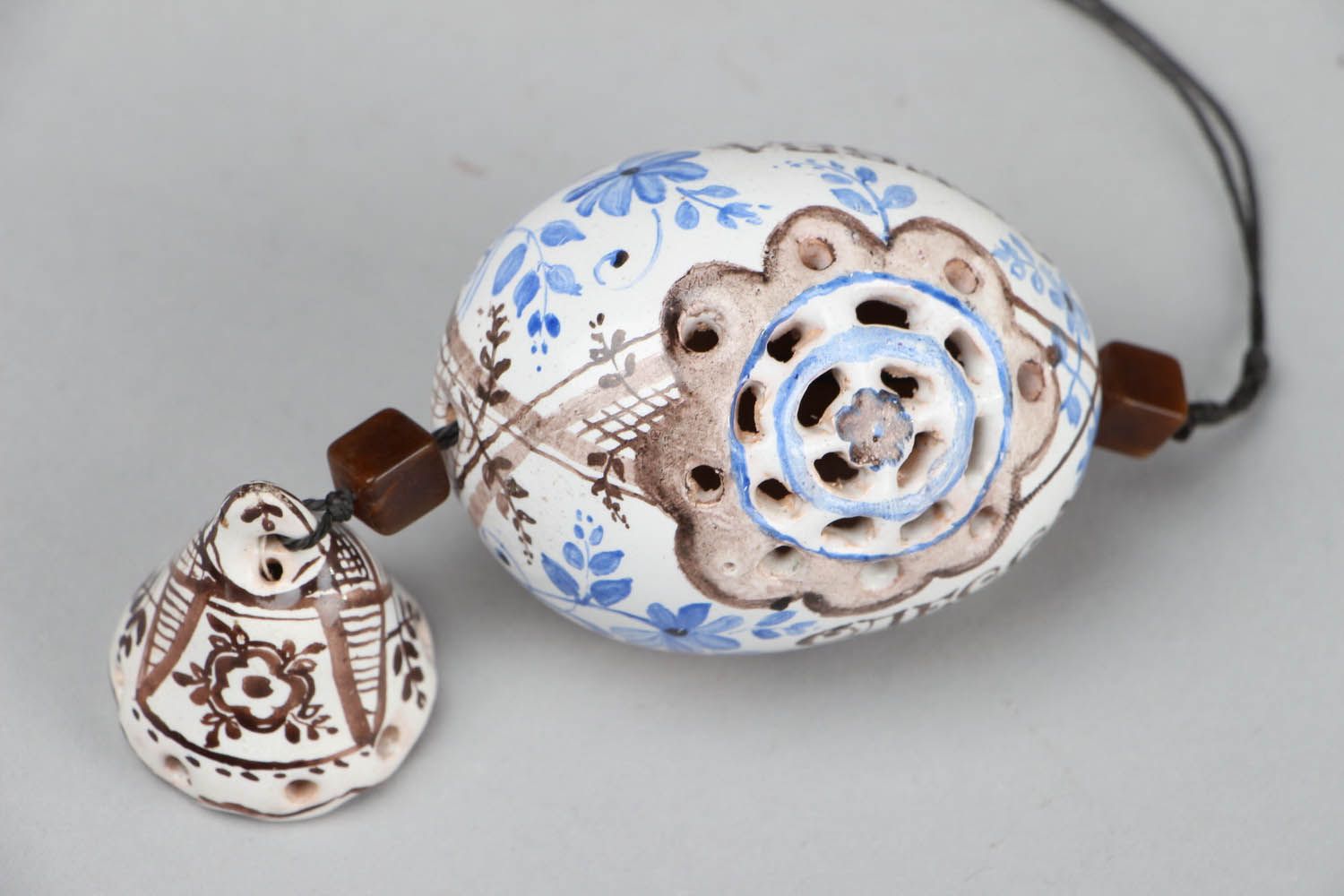 Cloche céramique décorée faite main Odessa  photo 3