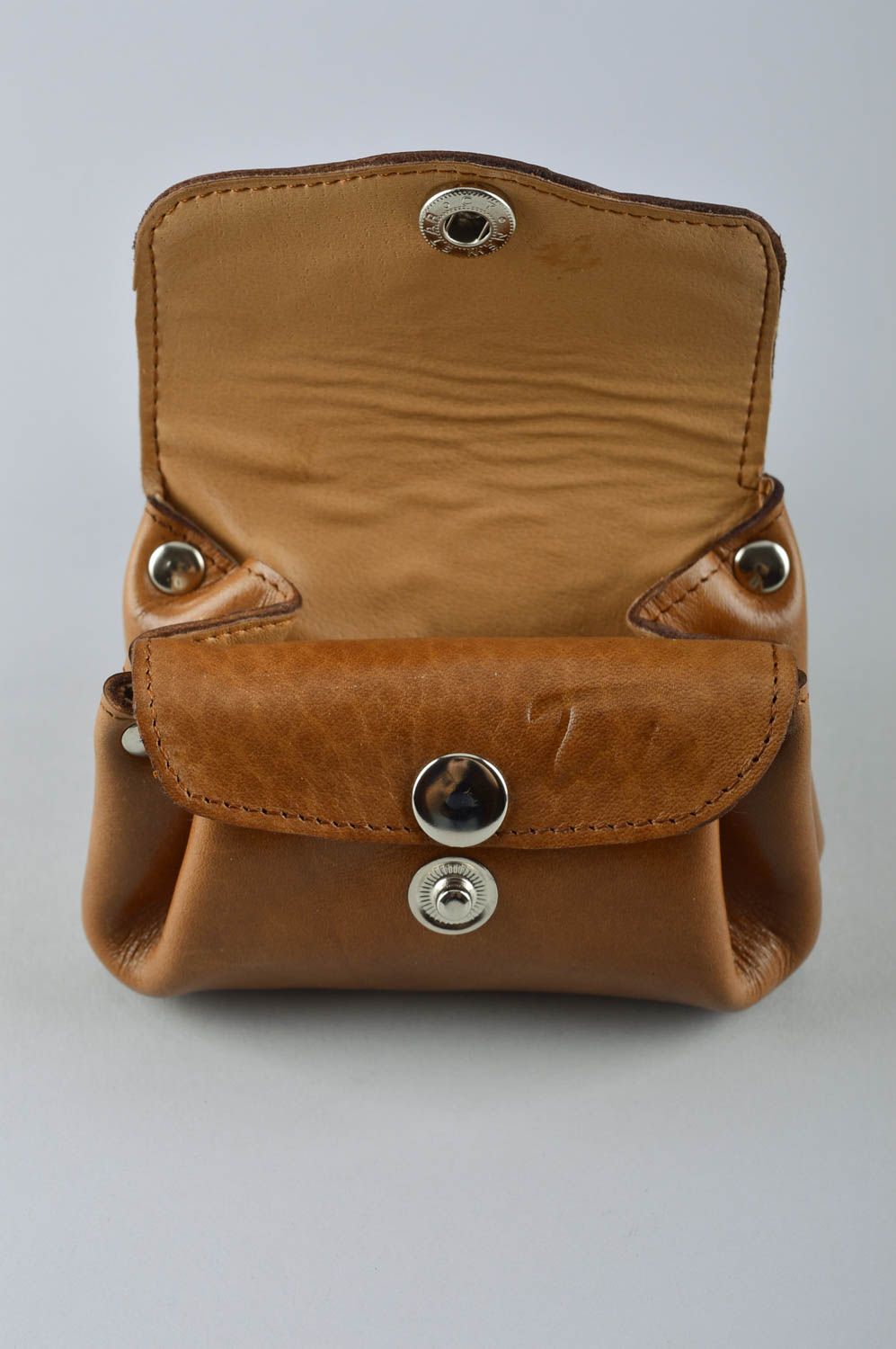 Кожаный кошелек ручной работы аксессуар из кожи красивый подарок женщине фото 3