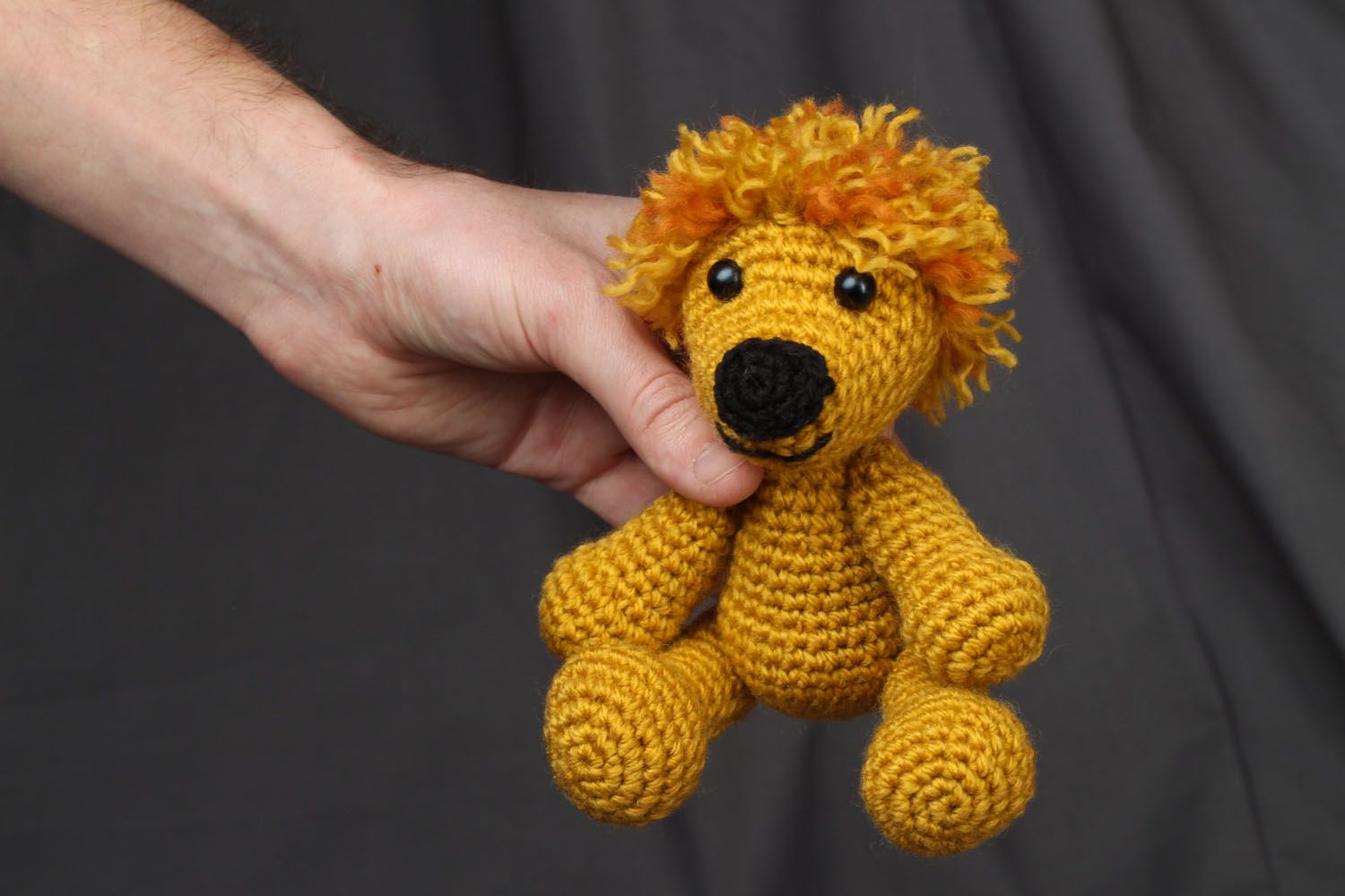 Crochet toy Little Lion photo 4