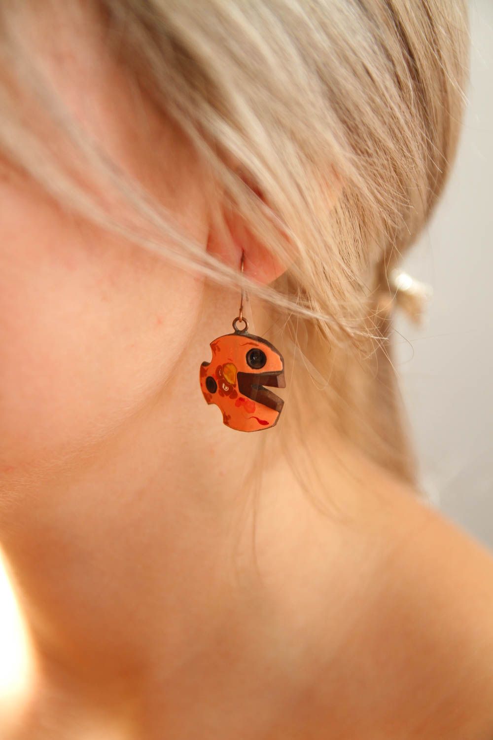 Handmade ceramic earrings stylish earrings fashion jewelry earrings for women photo 4