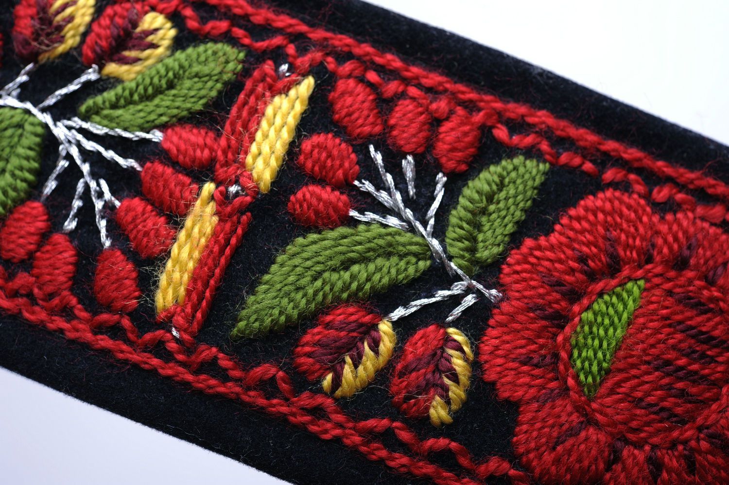 Velvet Sash with Embroidery photo 4
