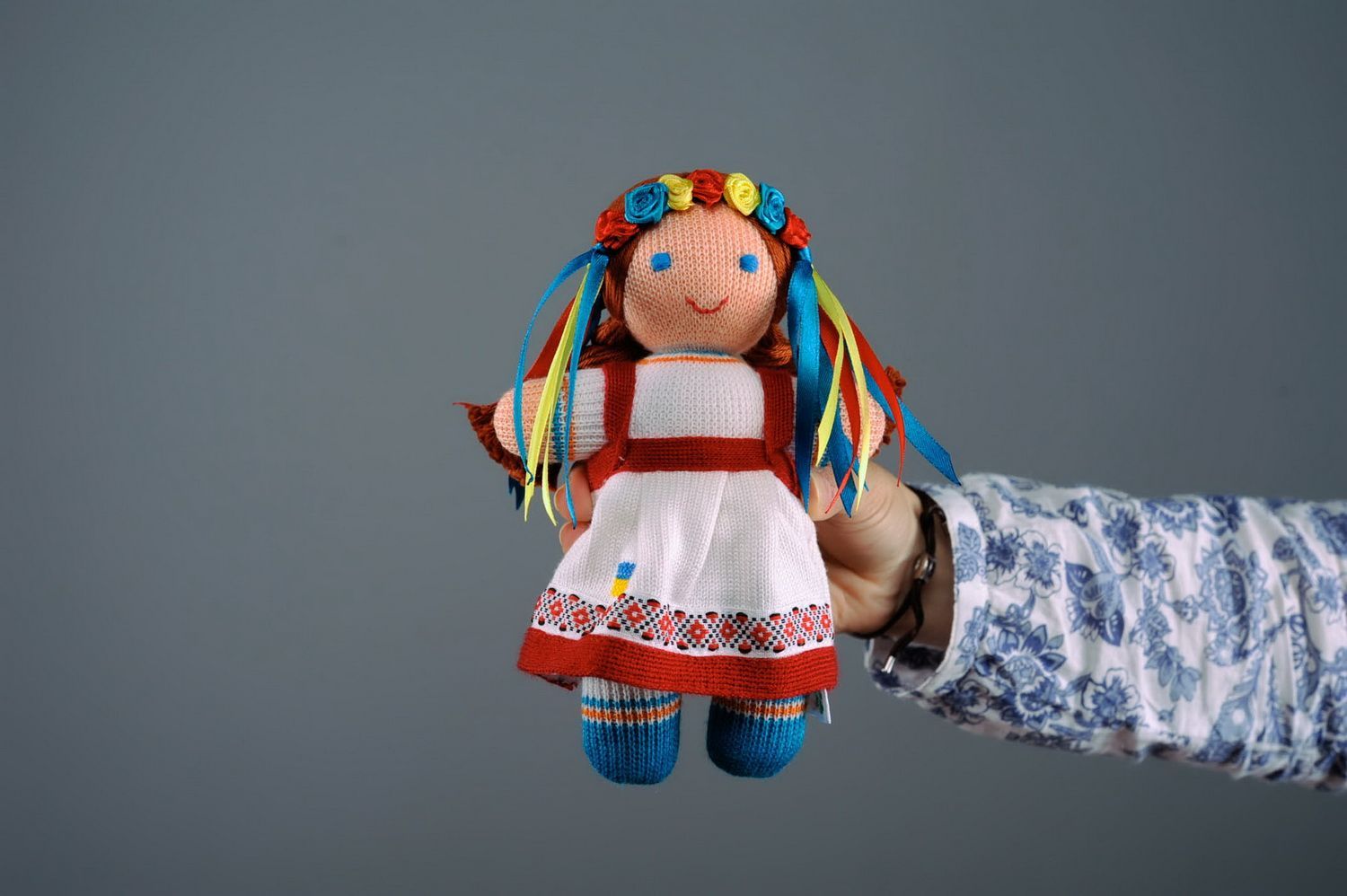 Muñeca de tela Niña-Ucraniana foto 1