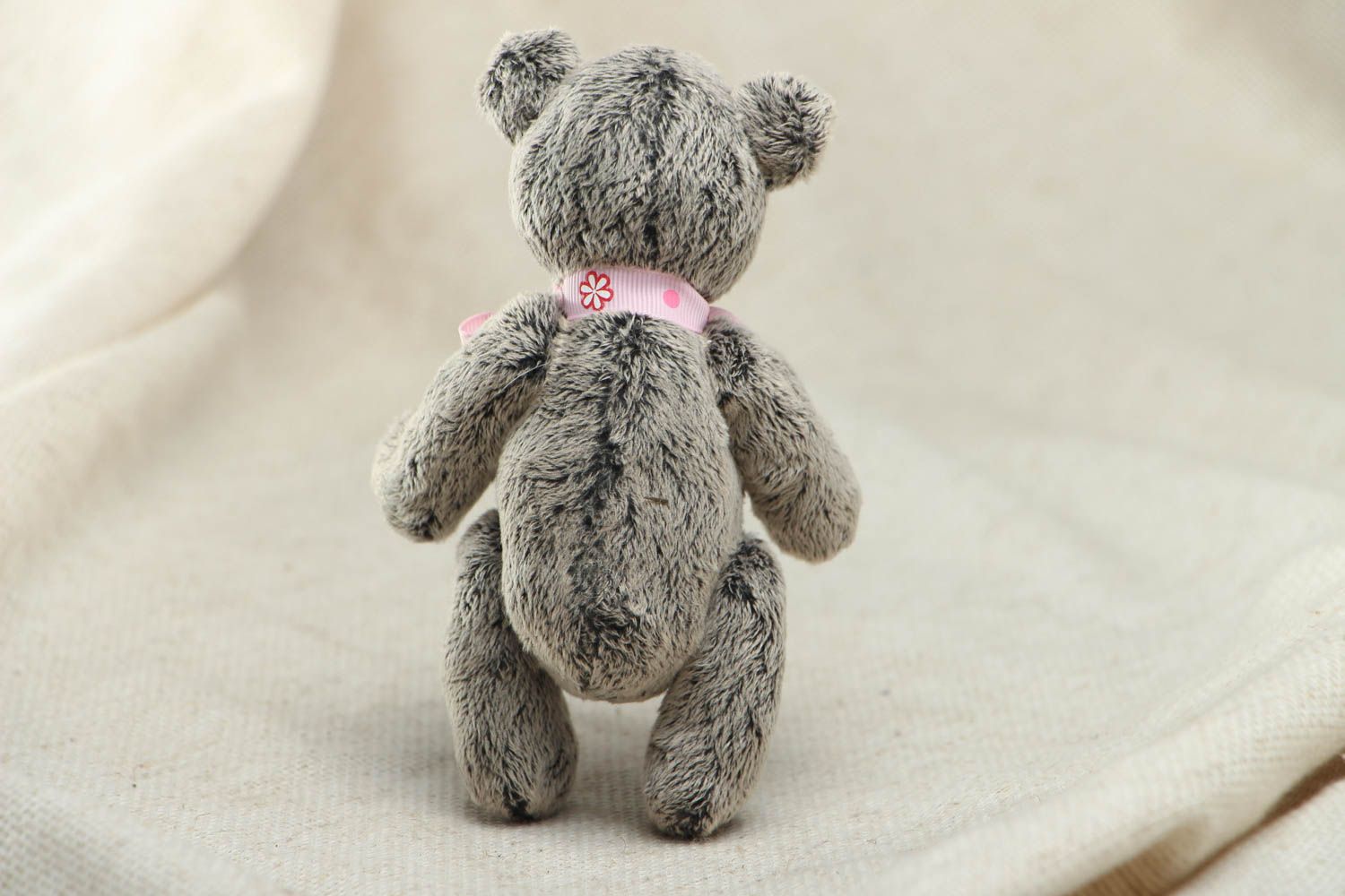 Soft toy bear made of velbo photo 3