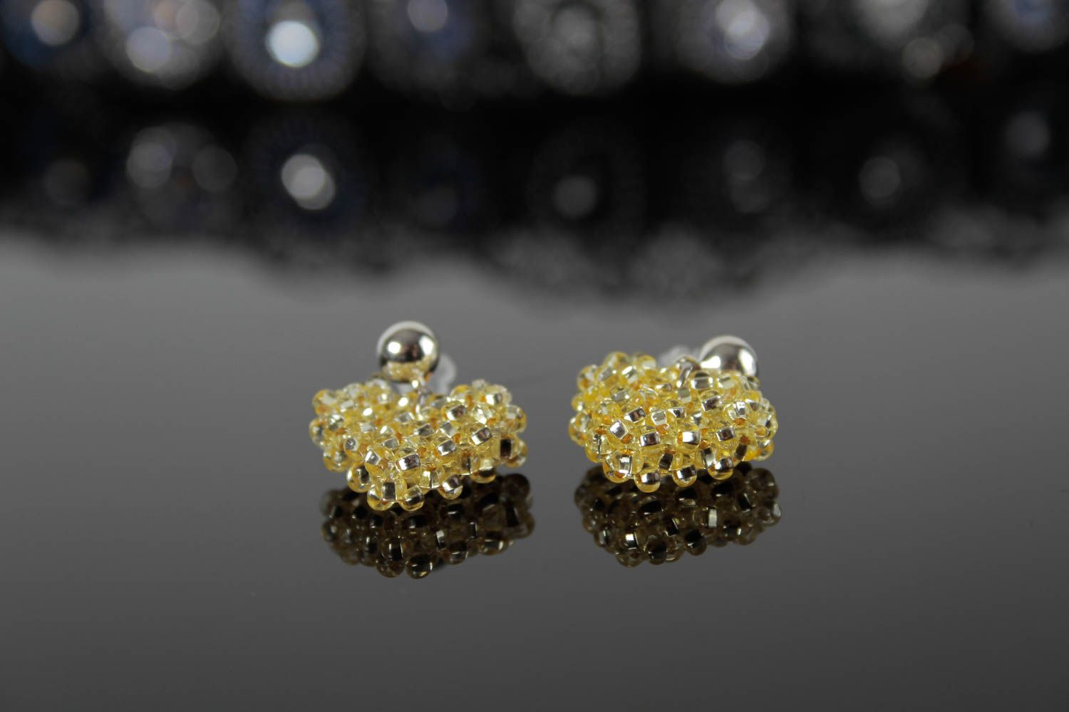 Handmade earrings beads jewelry accessory for women littl earrings best gift photo 2