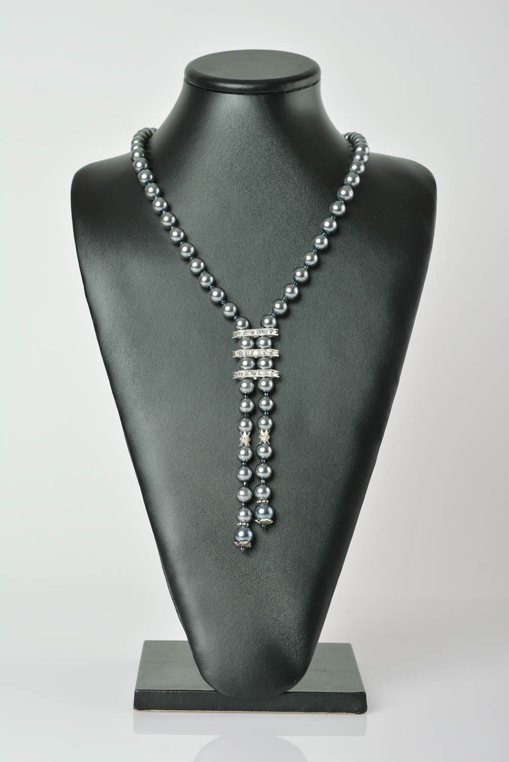 Handmade Perlen Schmuck Collier für Frauen elegant schön Frauen Geschenk foto 2