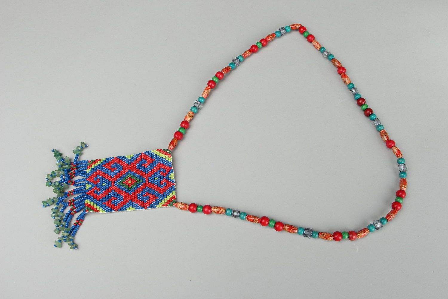 Collier pendentif ethnique fait main 'Gerdan' photo 3