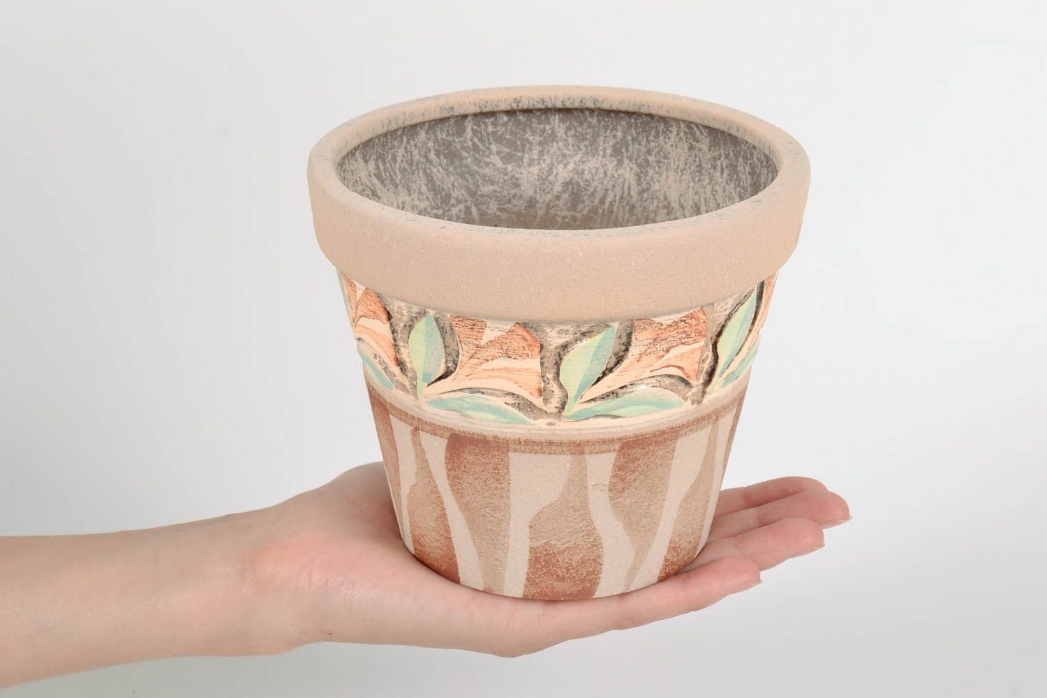 Ceramic flowerpot  photo 5