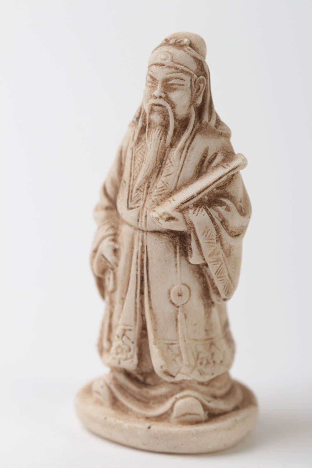 Handmade resin figurine marble powder statuette netsuke designer present photo 2