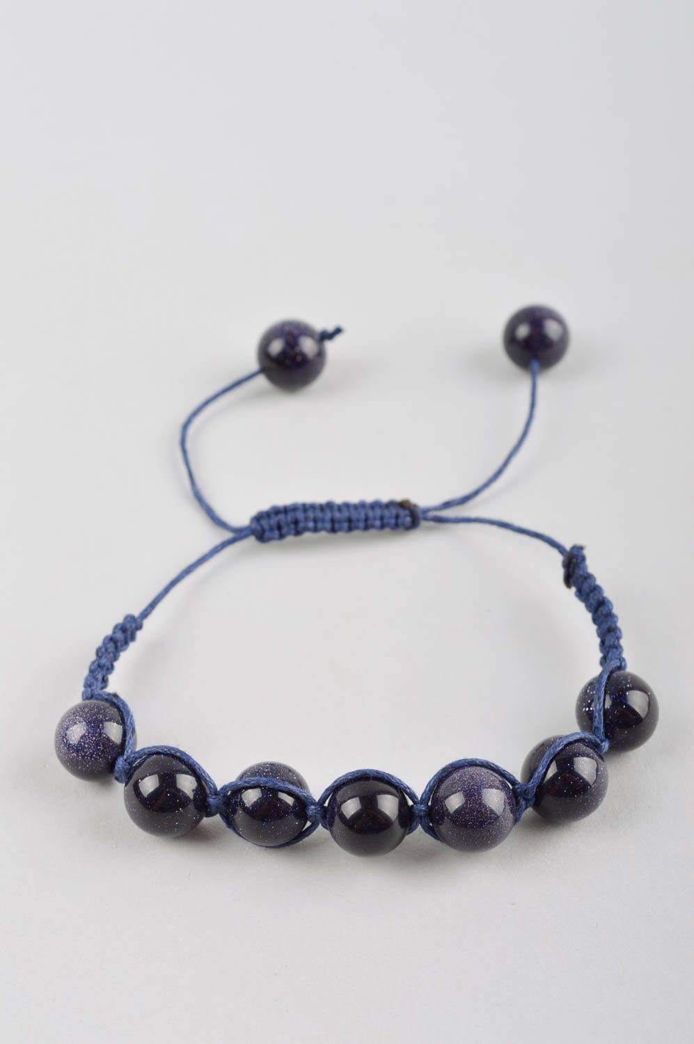 Unusual handmade woven cord bracelet charm bracelet artisan jewelry designs photo 2