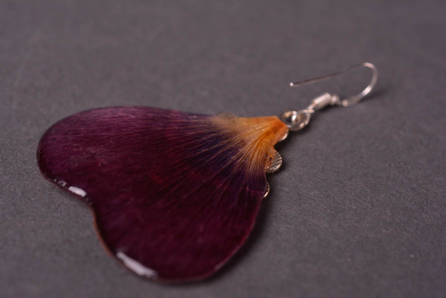 Handmade bijouterie botanic earrings stylish earrings with charms gift for girl photo 4