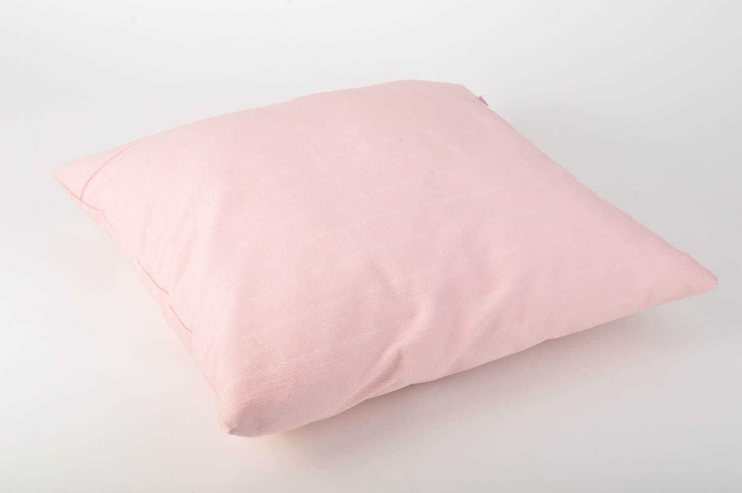 Cojín para sofá rosado hecho a mano decoración de dormitorio adorno para casa  foto 4