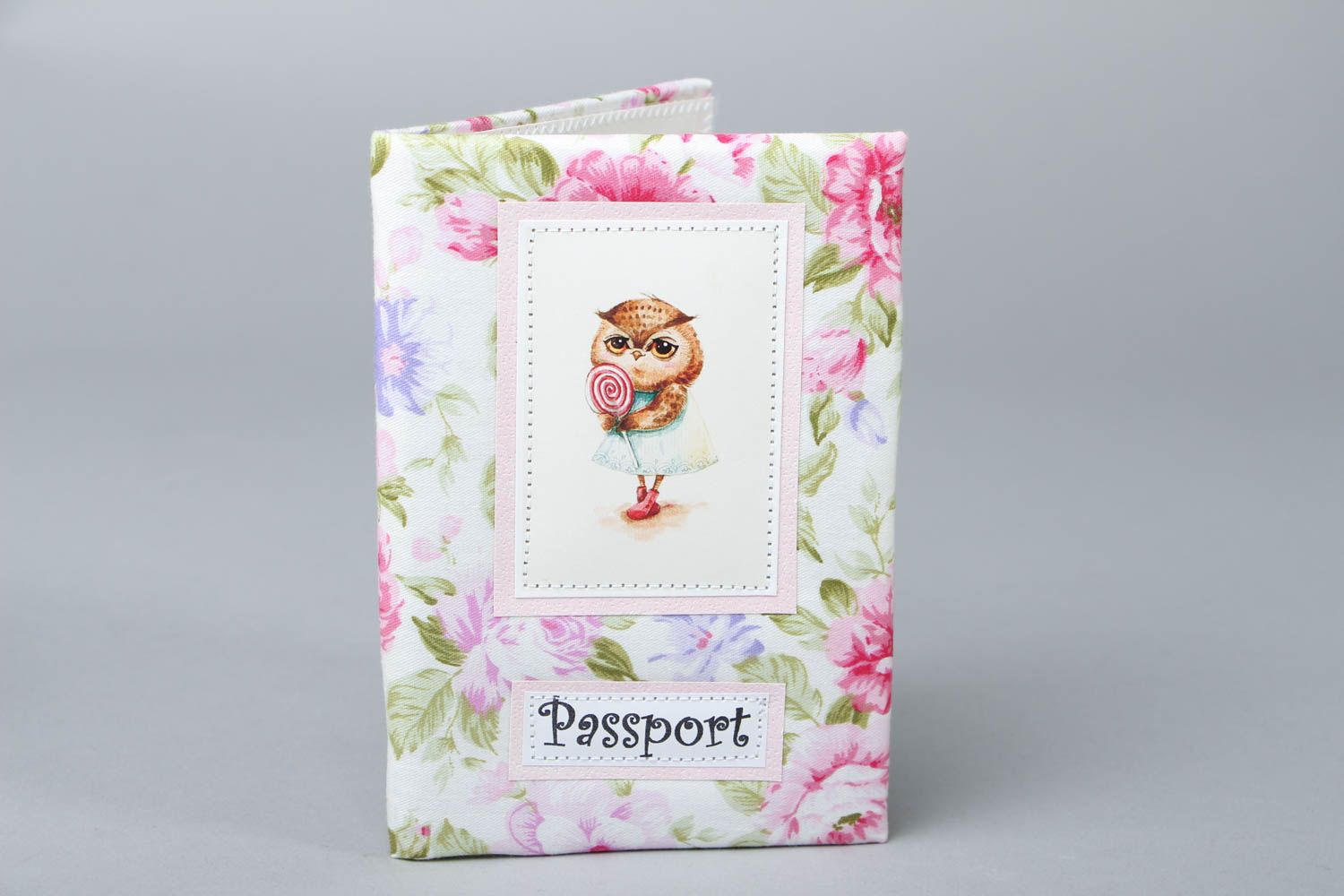 Обложка на паспорт скрапбукинг фото 1