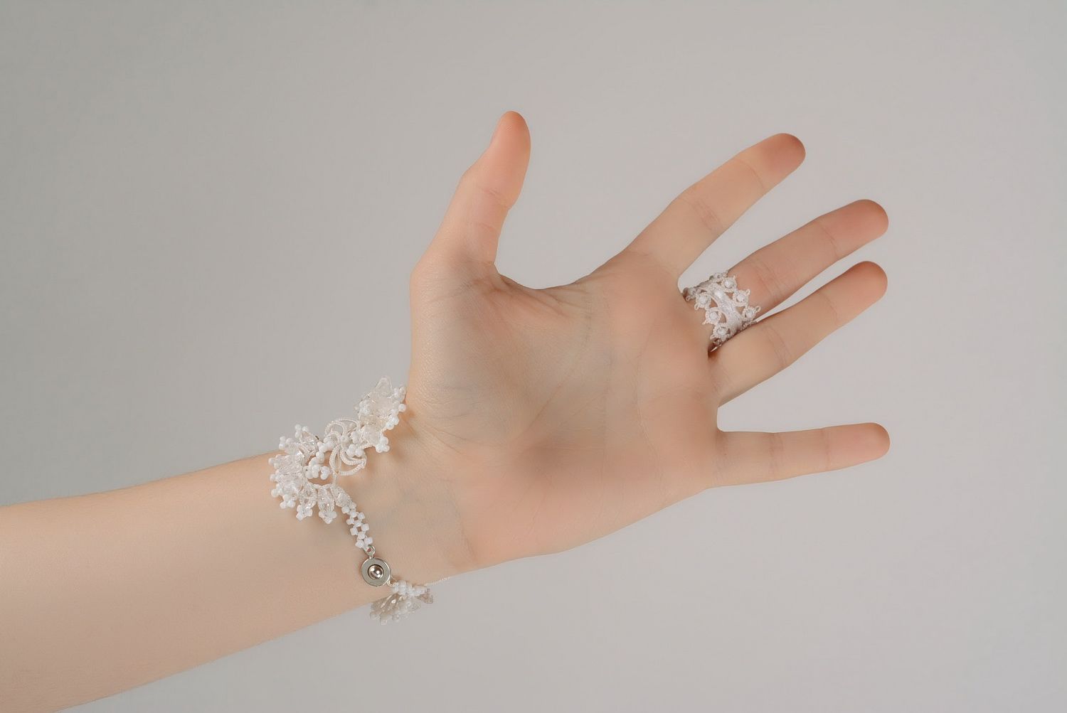 Bracelet d'esclave pour la mariée fait main photo 3