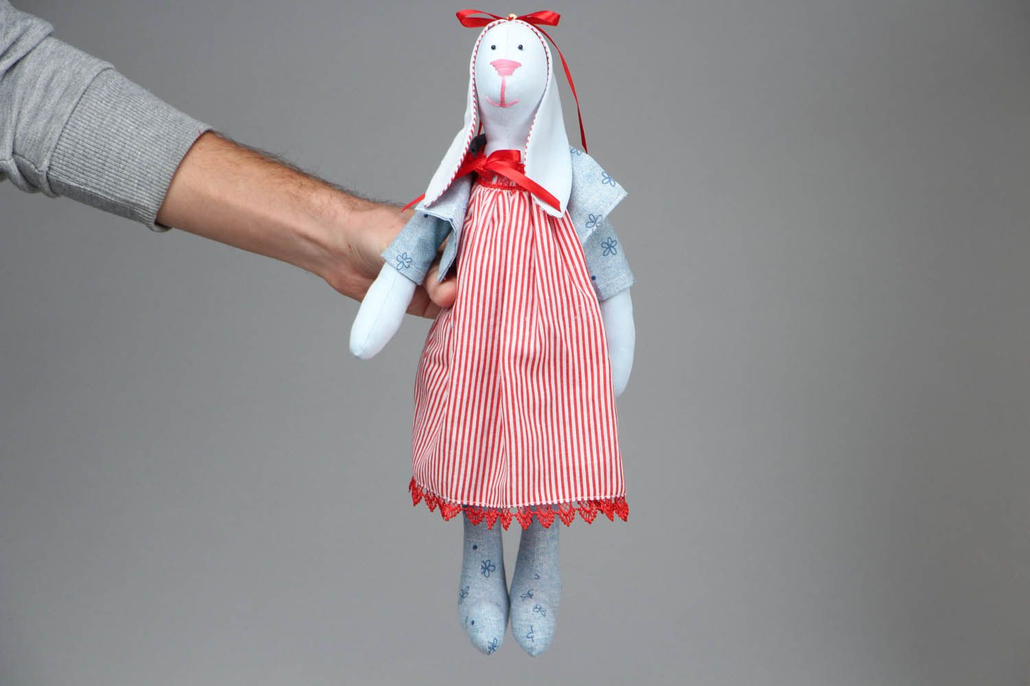 Soft toy hare photo 4