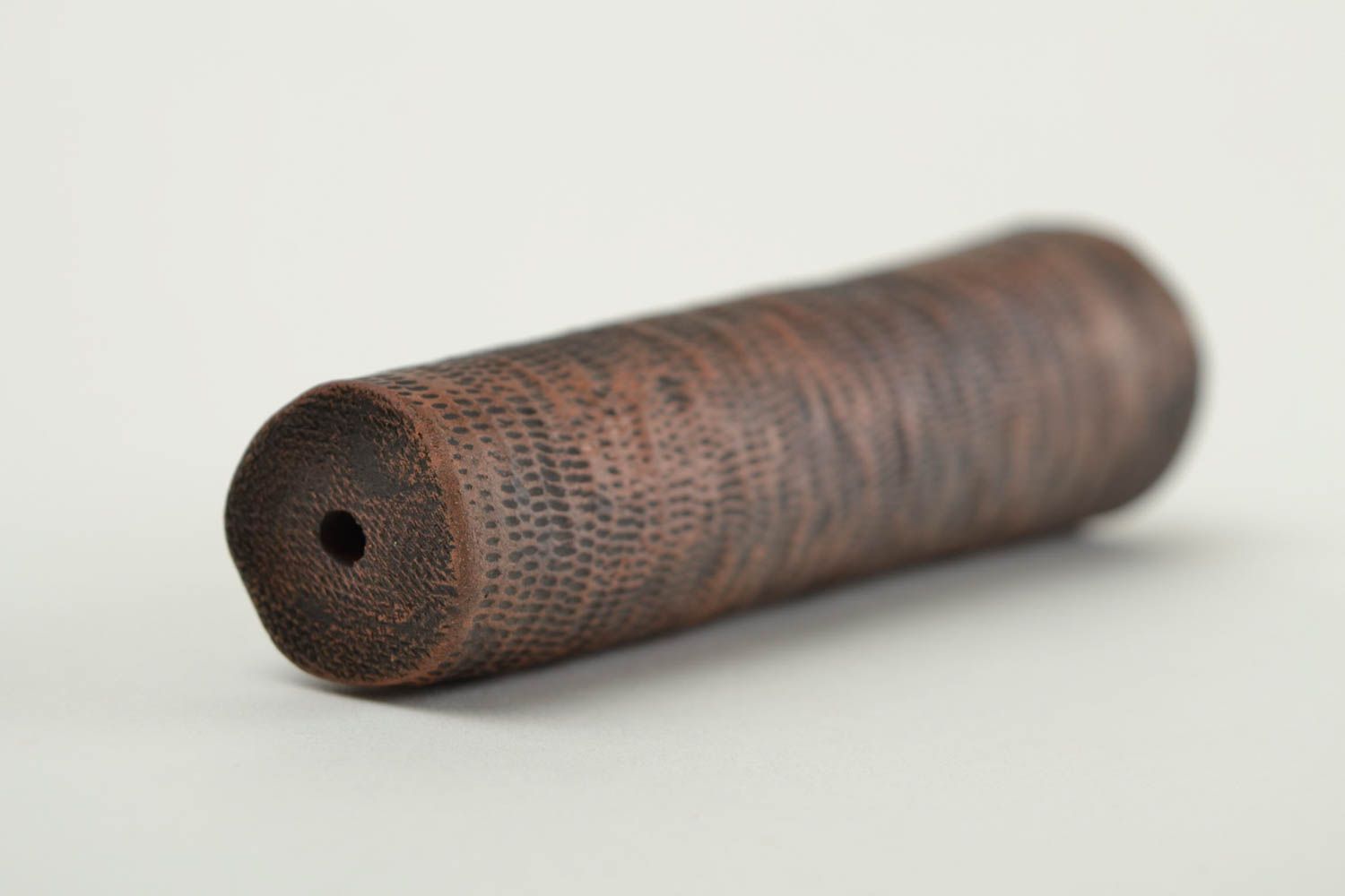 Pipa artesanal de arcilla accesorio para fumador regalo original para hombre foto 5