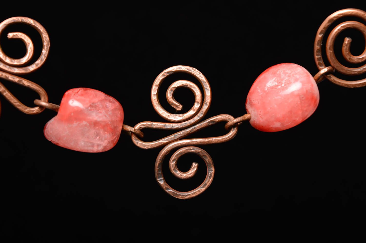 Wire wrap copper bracelet photo 4