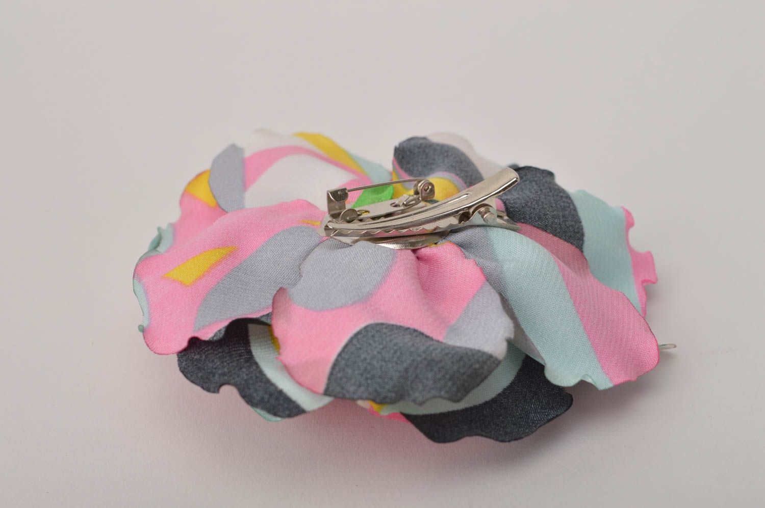 Flower brooch flower hair clip homemade jewelry designer accessories gift ideas photo 5